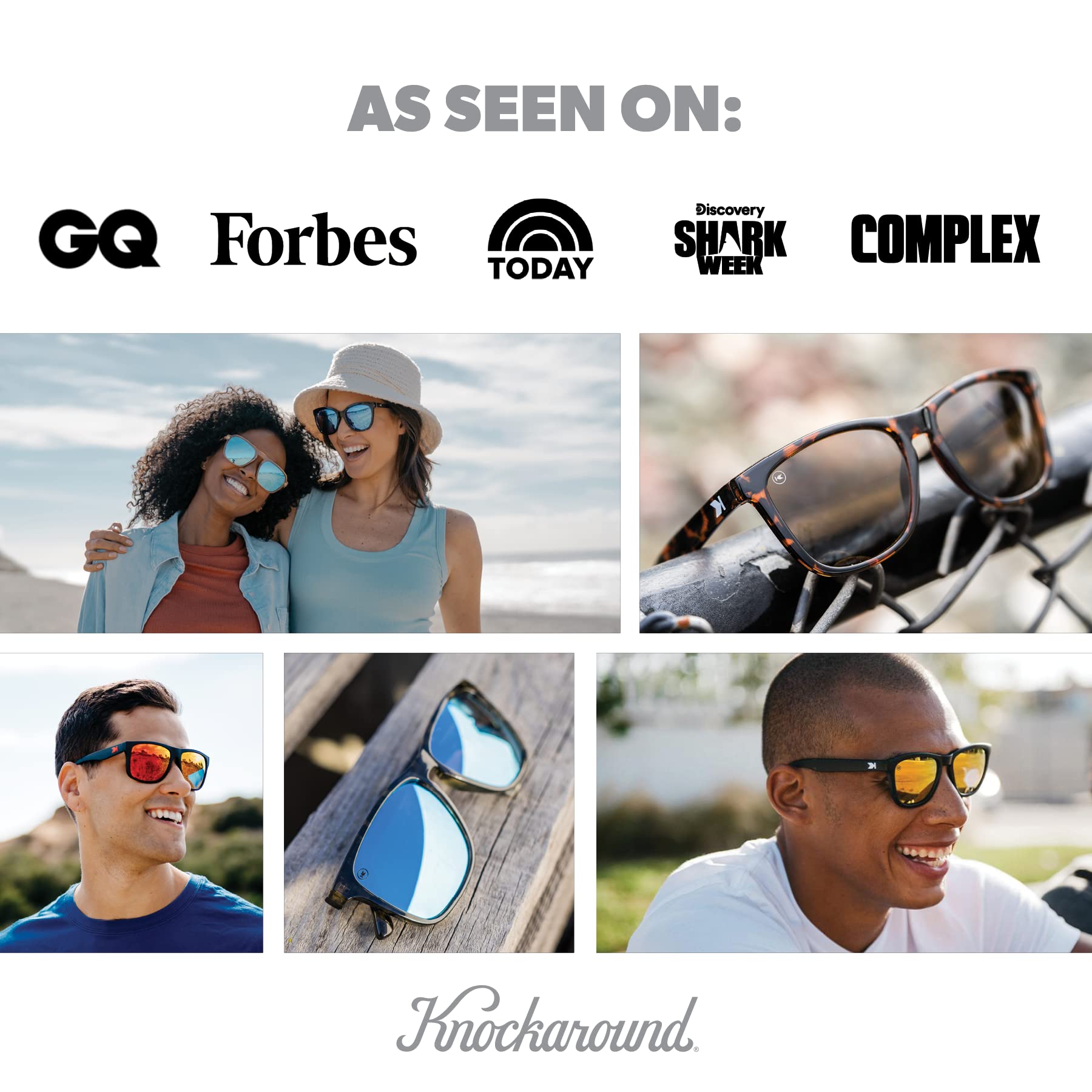 Knockaround Pacific Palisades Polarized Sunglasses for Men & Women - UV400 Protection, Classic Aviator Style - Perfect for Beach, Driving & Outdoor Activities