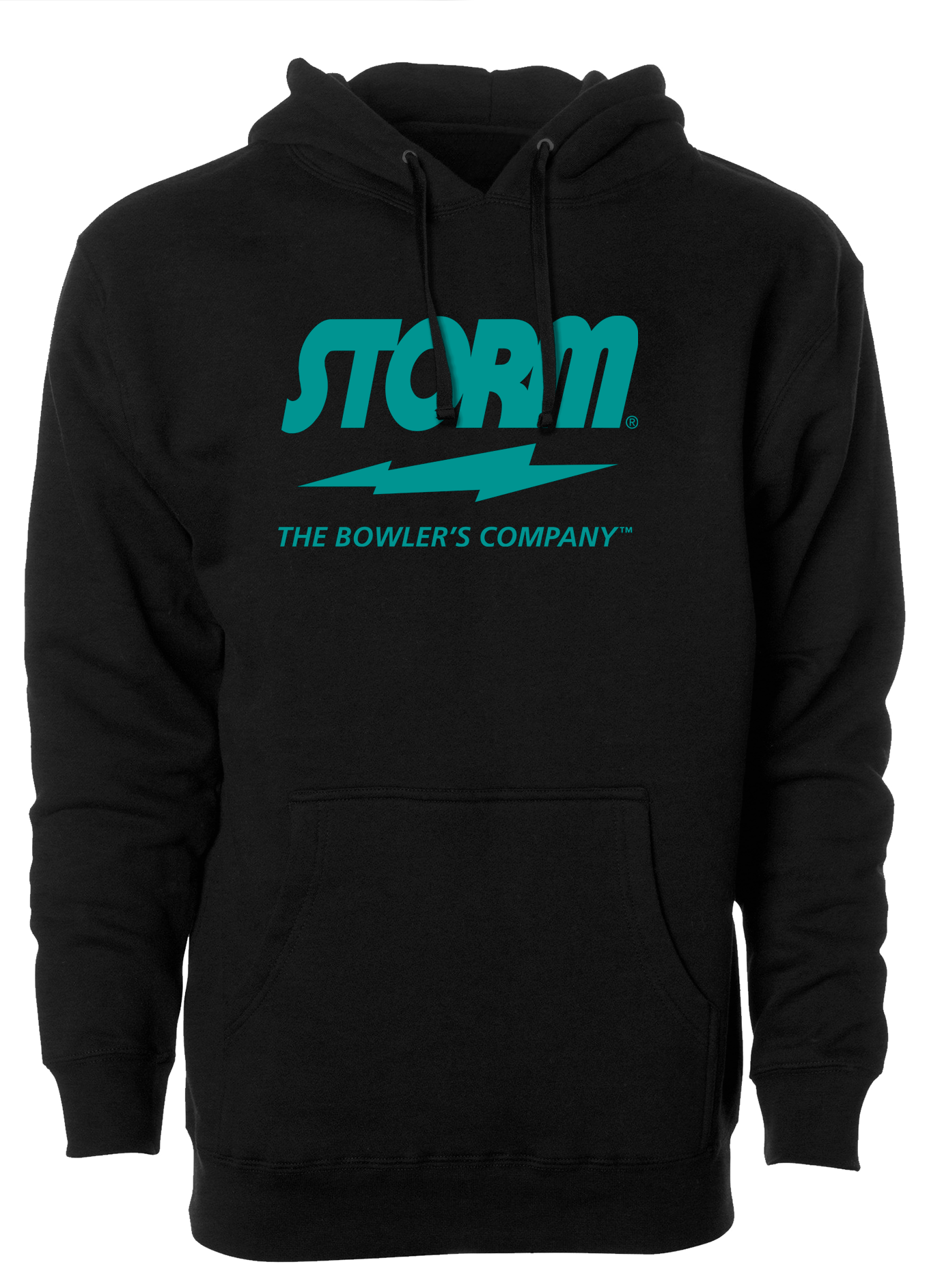 Storm The Bowler's Company Hoodie Teal - Premium Bowling Hooded Sweatshirt for Men & Women - Comfortable & Stylish for Bowling Leagues, Practice & Casual Wear