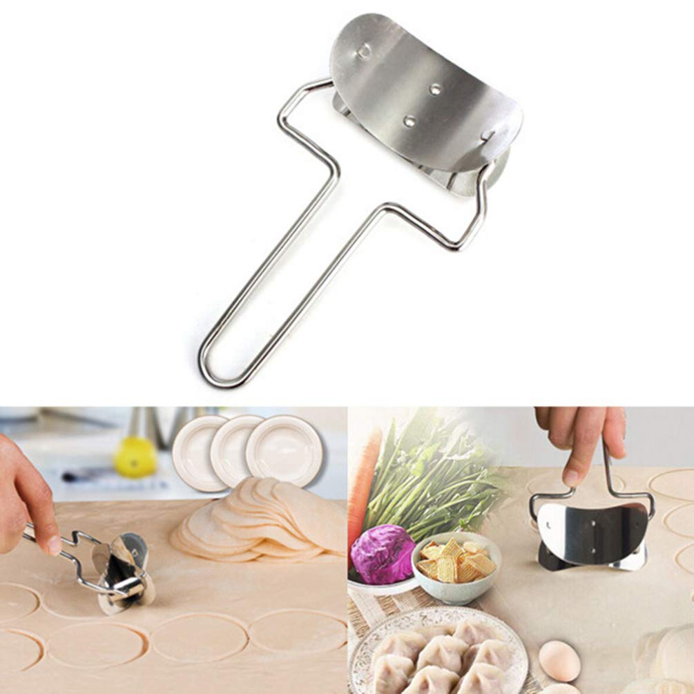 Premium Dumpling Wrapper Mold & Ravioli Maker - Stainless Steel Dumpling Cutter, Pastry Dough Press for Homemade Dumplings, Pierogi, Empanadas - Perfect for Asian Cooking, Italian Pasta Making & Baking
