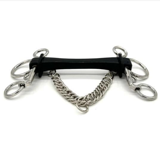 AJR Silomorph Baby Pelham Bit - English Horse Riding Bit for Young Horses - Perfect for Training, Dressage, and Show Jumping