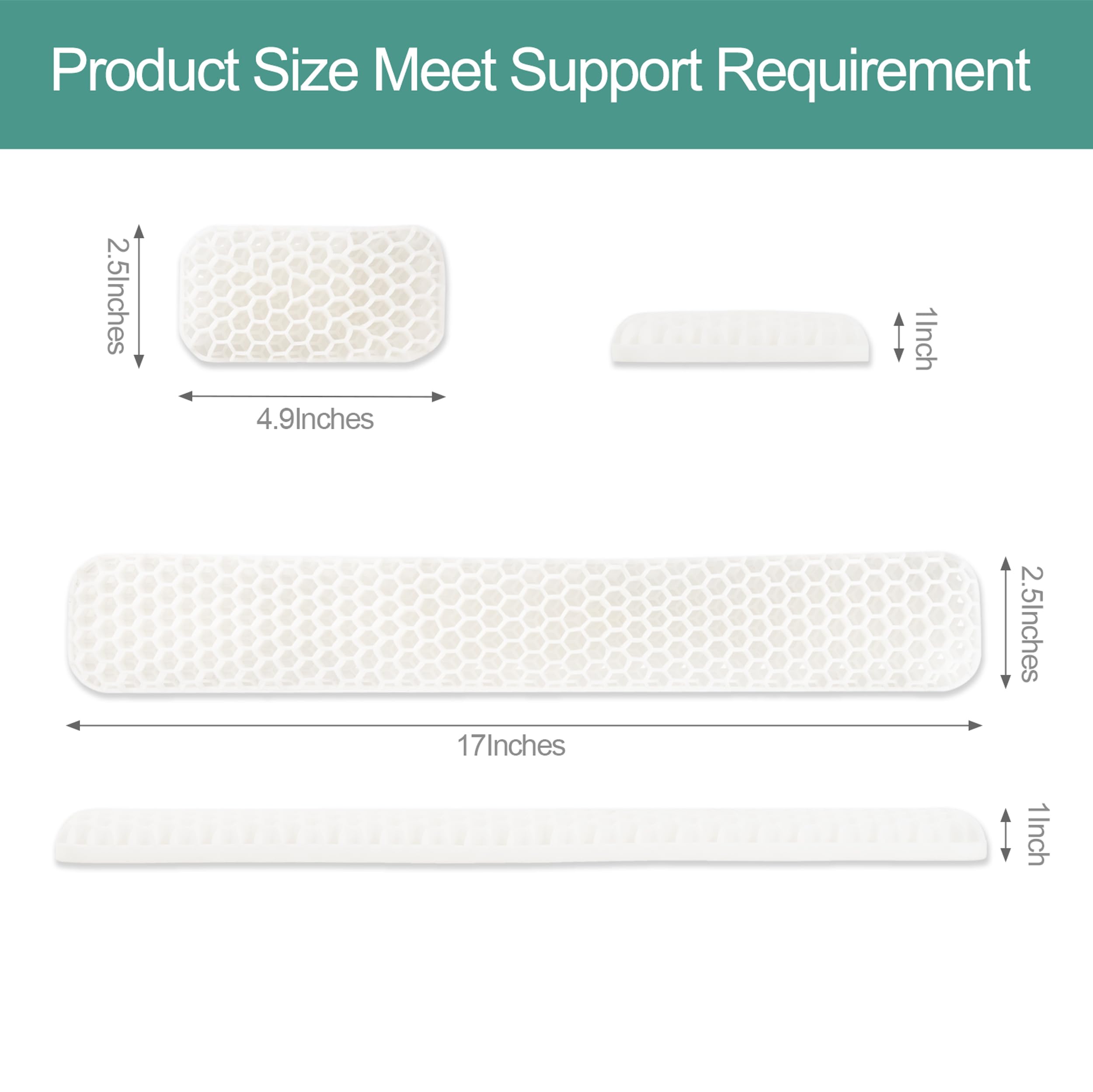 Ergonomic Gel Keyboard Wrist Rest & Mouse Pad Set - 2Pcs Cooling Soft Breathable Wrist Support for Computer, Office, Study & Gaming - Perfect for Long Typing Sessions, Programming & PC Workstations