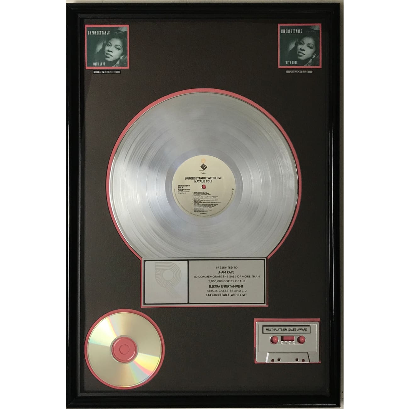Natalie Cole Unforgettable With Love Album - RIAA 2x Multi Platinum Award Winner | Perfect for Jazz Lovers & Romantic Evenings