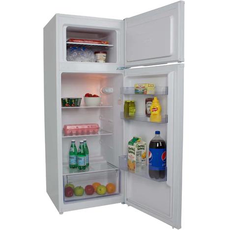 Avanti 21.75 Inch 7.3 Cu. Ft. Freestanding Top Freezer Refrigerator RA730B0W - Compact & Energy Efficient for Apartments, Dorms & Small Kitchens