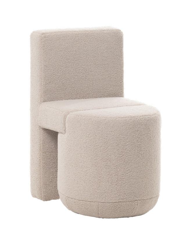 Oitoproducts Fossil Chair - Mid-Century Modern Accent Chair for Living Room, Bedroom & Office - Stylish & Comfortable Home Decor Furniture