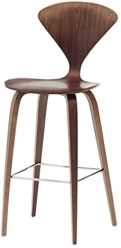 Nordic Modern Solid Wood Bar Stool - 29.5