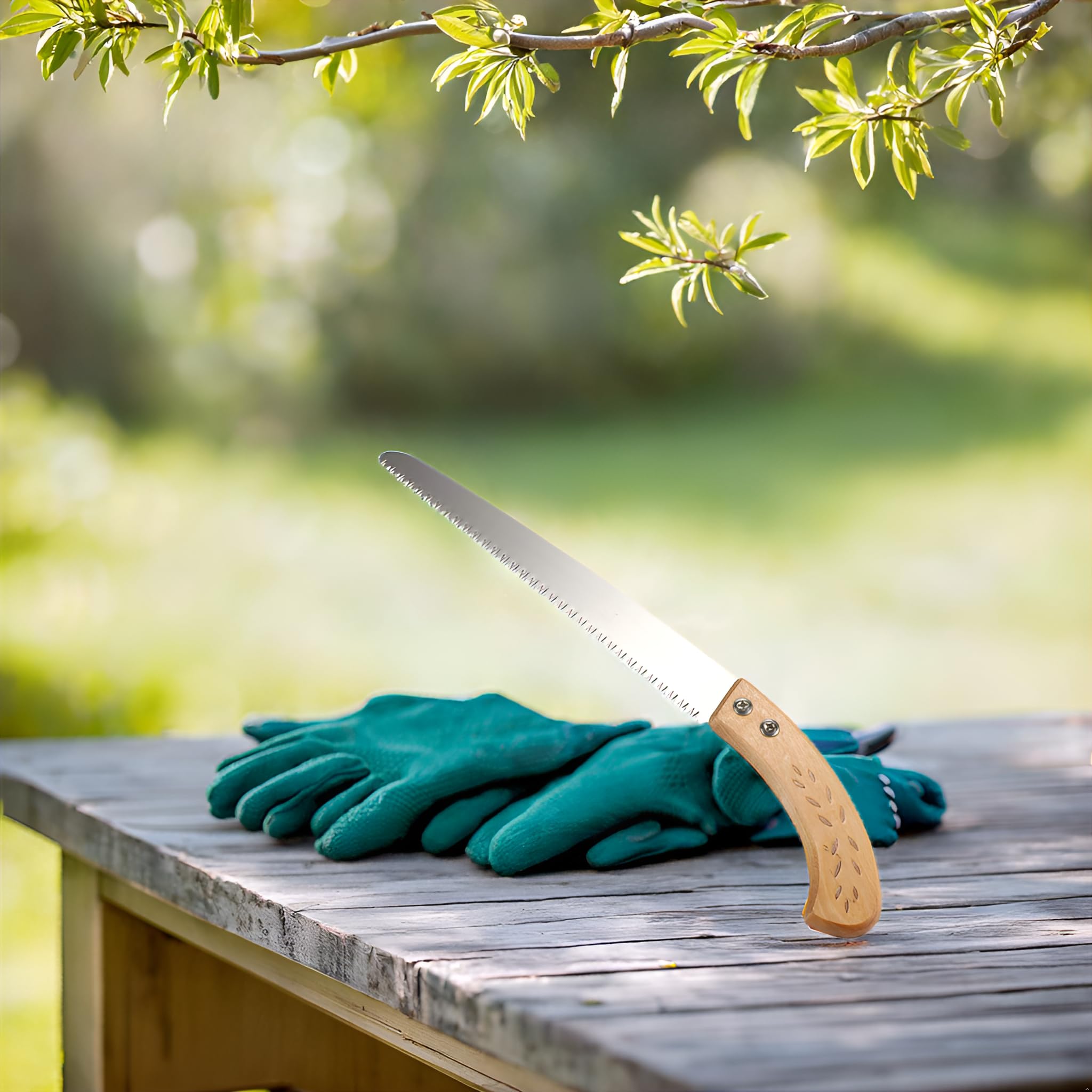Best Hand Pruning Saw for Gardening & Camping - Heavy Duty Wood Cutting Tool for Tree Branches, Yard Work & Outdoor Survival | Perfect for Landscaping, DIY Projects & Bushcraft