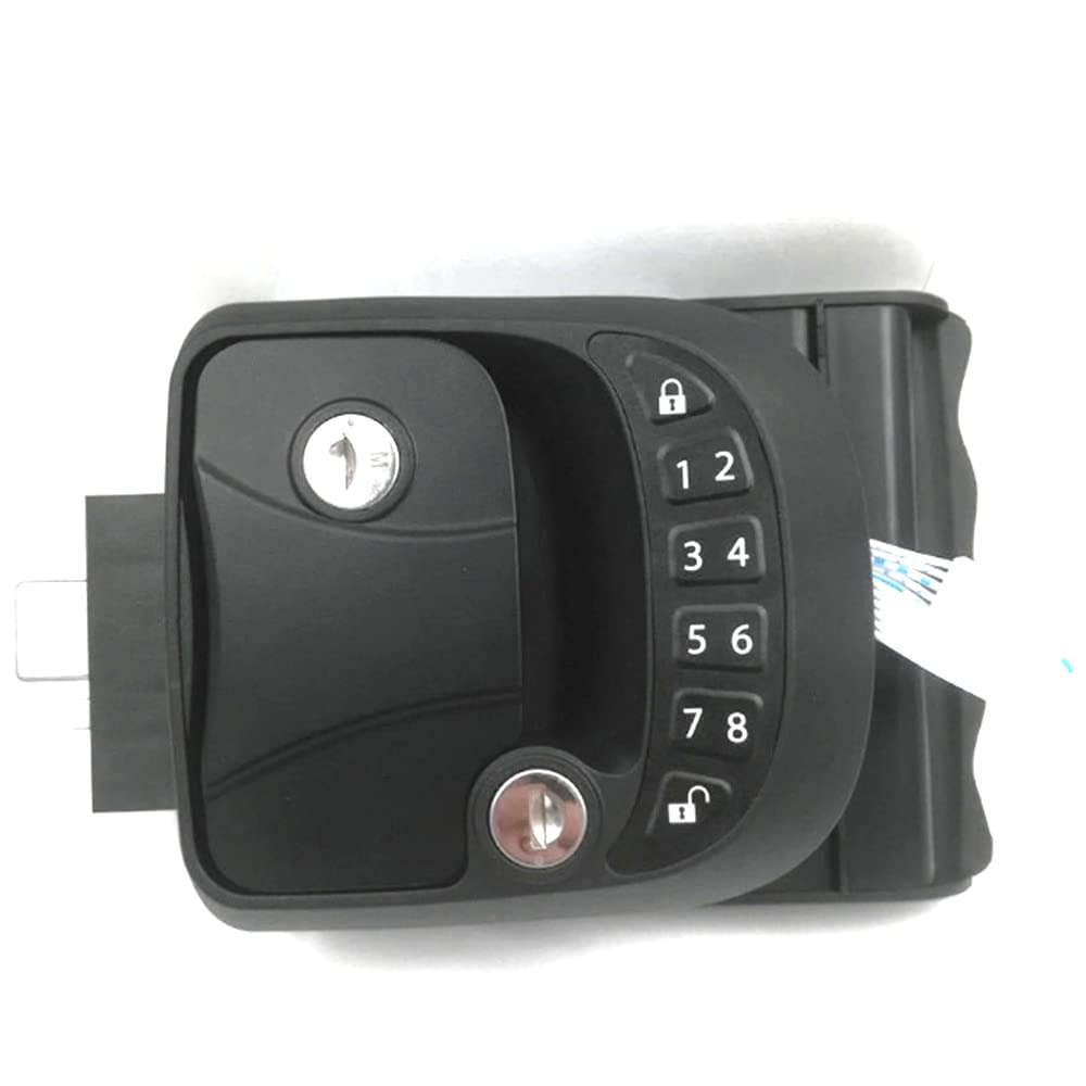 Keyless Entry RV Door Lock with 20m Remote Control - Secure Camper, Caravan & Trailer Remote Handle Lock | Perfect for Outdoor Adventures & Road Trips