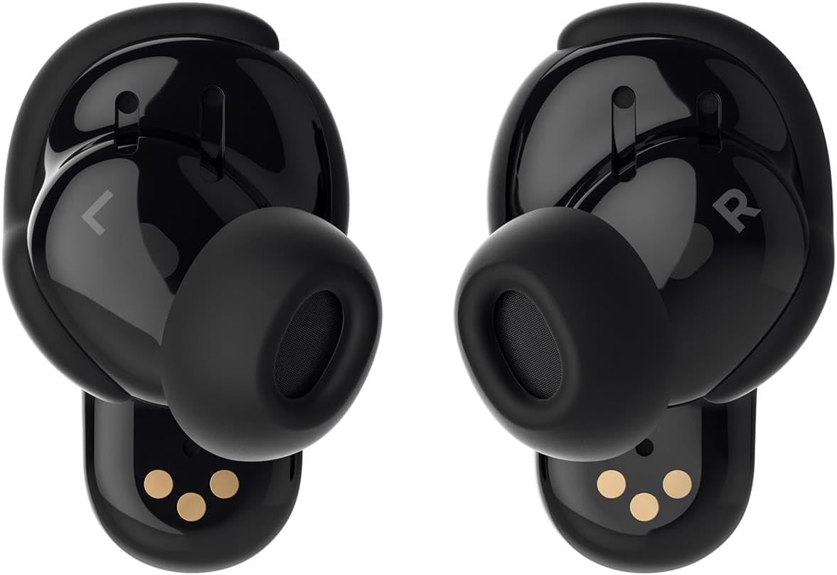 Bose QuietComfort Earbuds II Wireless Bluetooth Earbuds with Active Noise Cancelling Technology - Personalized Noise Cancellation & Sound, Triple Black - Perfect for Travel, Workouts & Commuting