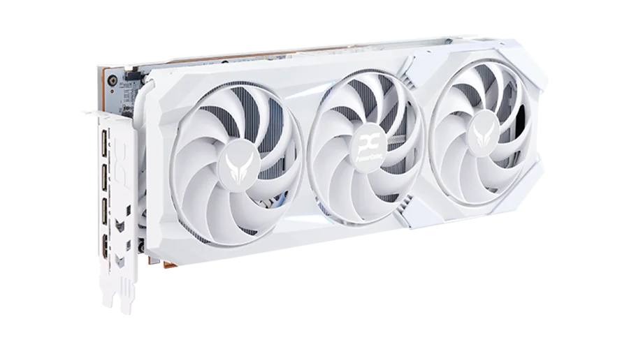 PowerColor Radeon RX 9070 XT Red Devil Spectral White 16GB GDDR6 Gaming Graphics Card - High Performance GPU for 4K Gaming, VR & Content Creation