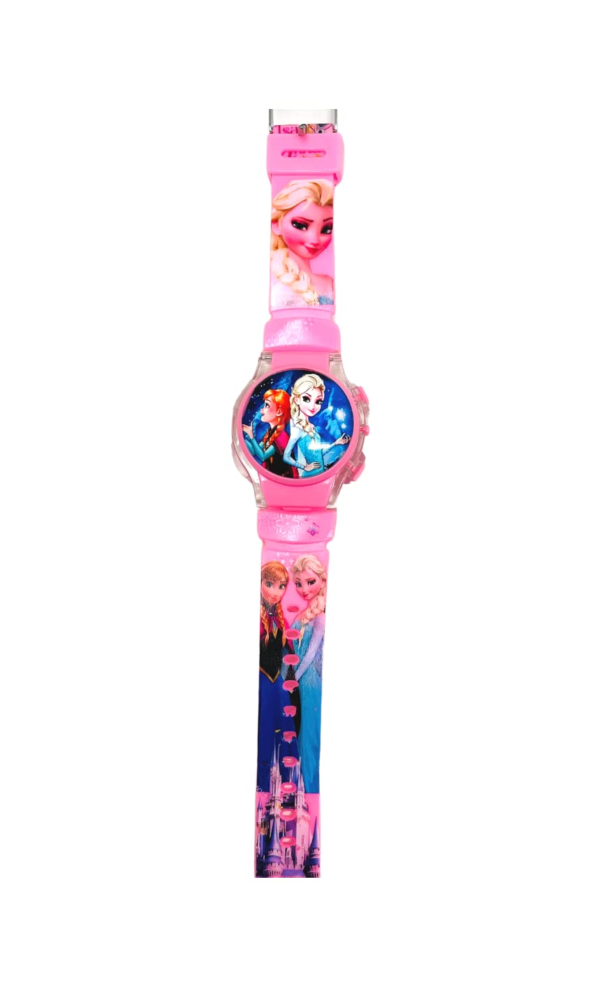 ZOVUTA Titox Cartoon Printed Kids Musical Watch for Boys and Girls - Waterproof Digital Watch with Alarm & LED Light - Perfect for School, Playtime & Birthday Gifts