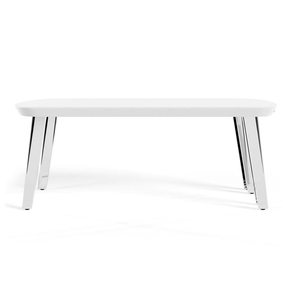 Furniture of America Jax Wood Nesting Coffee Table Set - White & Black Modern End Tables for Living Room, Small Space Furniture, Coffee Table Set for Home Decor