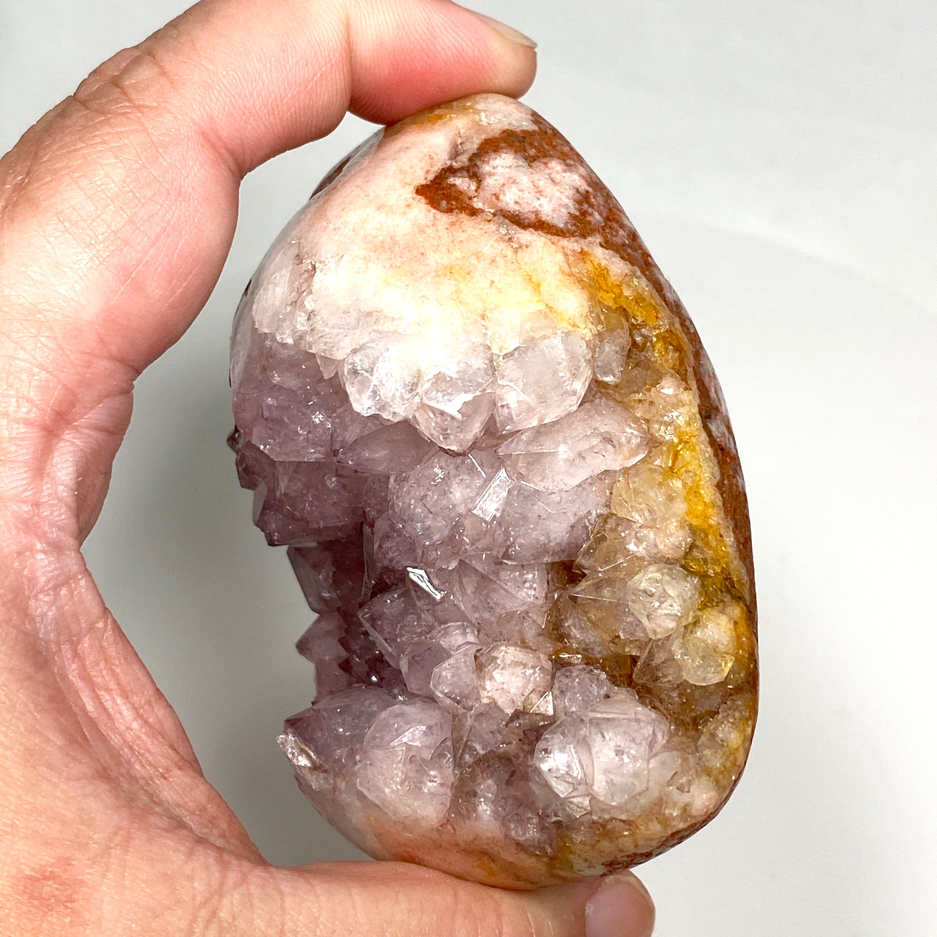 Natural Pink Amethyst Freeform Stone - Healing Crystal for Meditation, Yoga & Home Decor | PAF 06 | Spiritual Gift for Women & Men