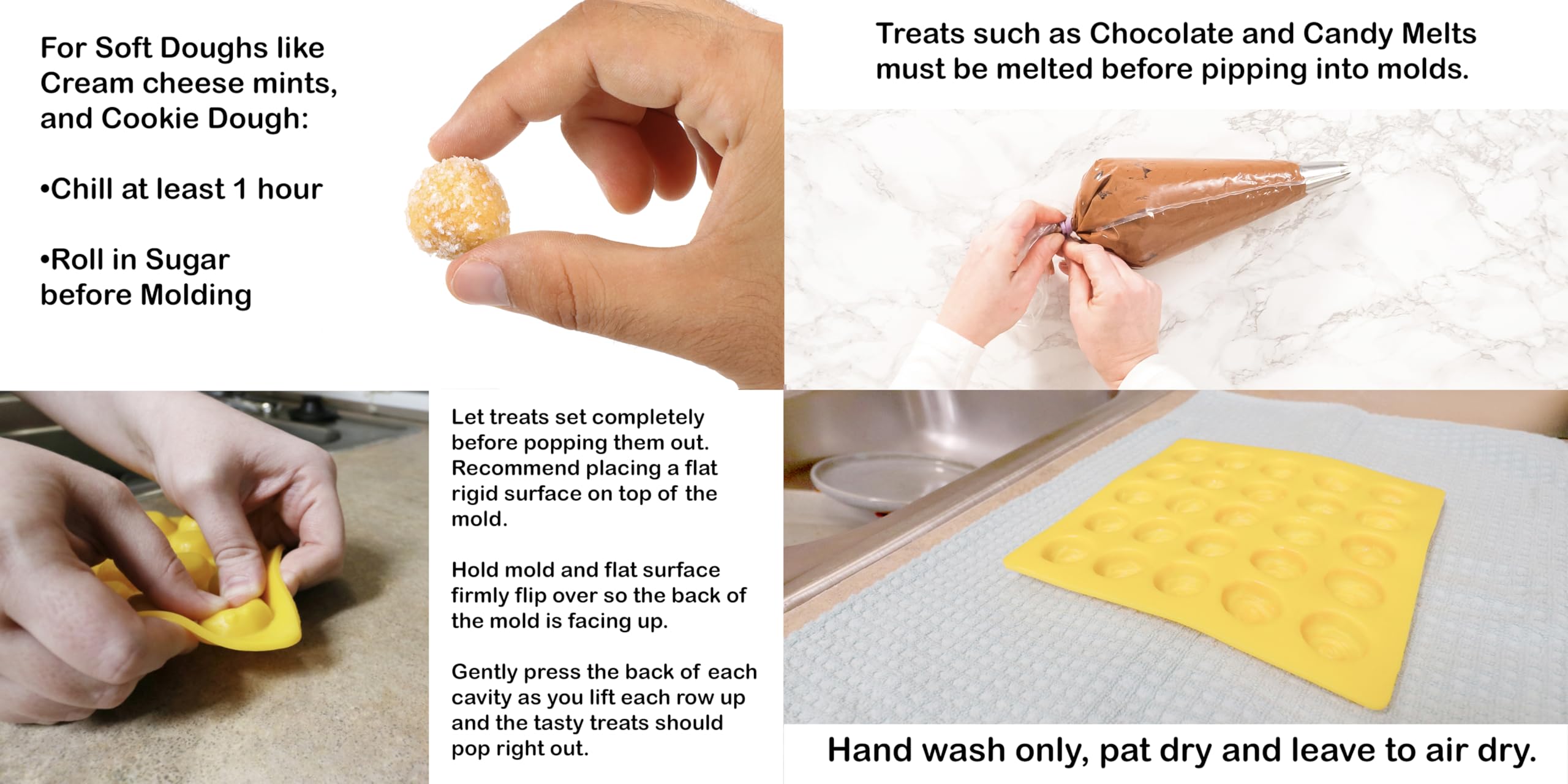 Western Cowboy Silicone Molds Set - 4 Cavity (Cowboy Hat, Boot, Cactus, Sheriff Badge) for Cream Cheese, Candy Melts, Fondant, Caramels - Perfect for DIY Candy Making, Cake Decorating, and Western Theme Parties