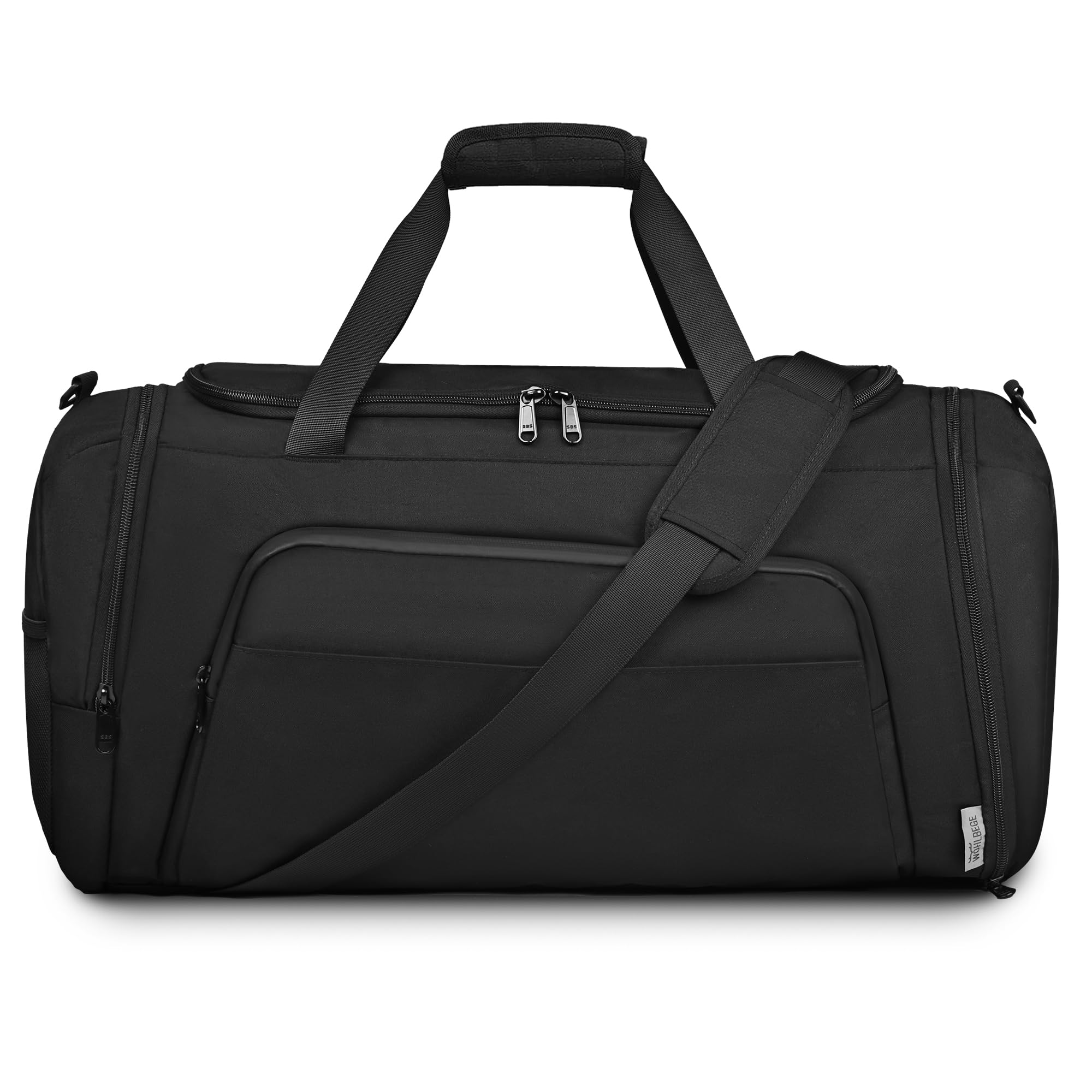 **Men's Travel Duffle Bag with Shoe Compartment & Wet Pocket - Carry On Luggage with Luggage Sleeve - Perfect for Gym, Overnight Trips & Weekend Getaways**