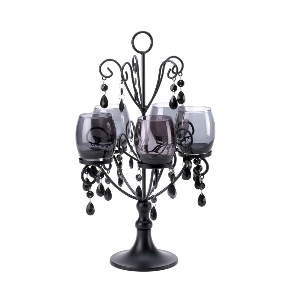 Elegant Midnight Candelabra - Home Decor for Dining & Weddings