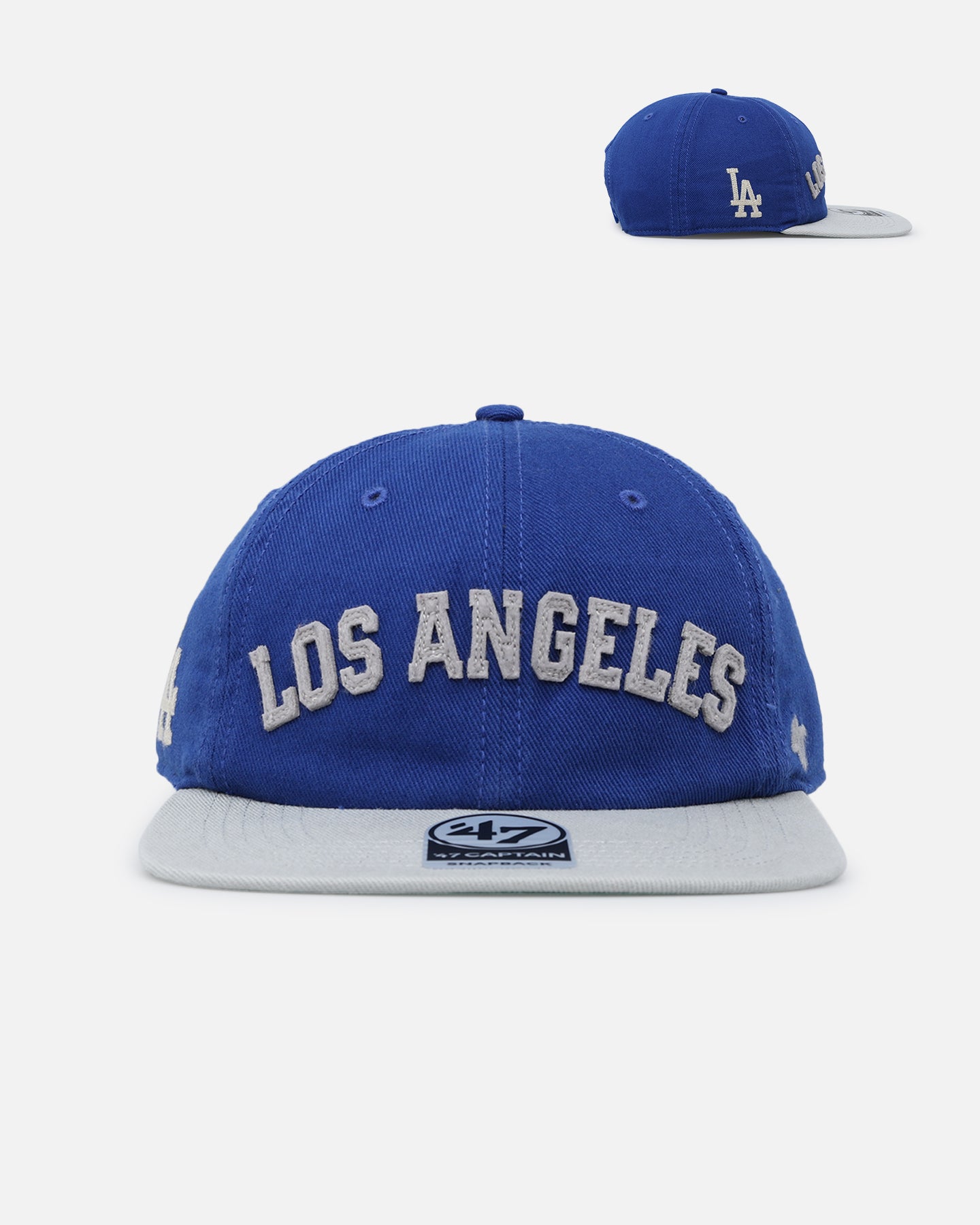 47 Brand Los Angeles Dodgers Legacy 47 Captain RL Snapback Hat - Adjustable Baseball Cap for Men & Women - Perfect for Sports Games, Casual Wear & Fan Collections