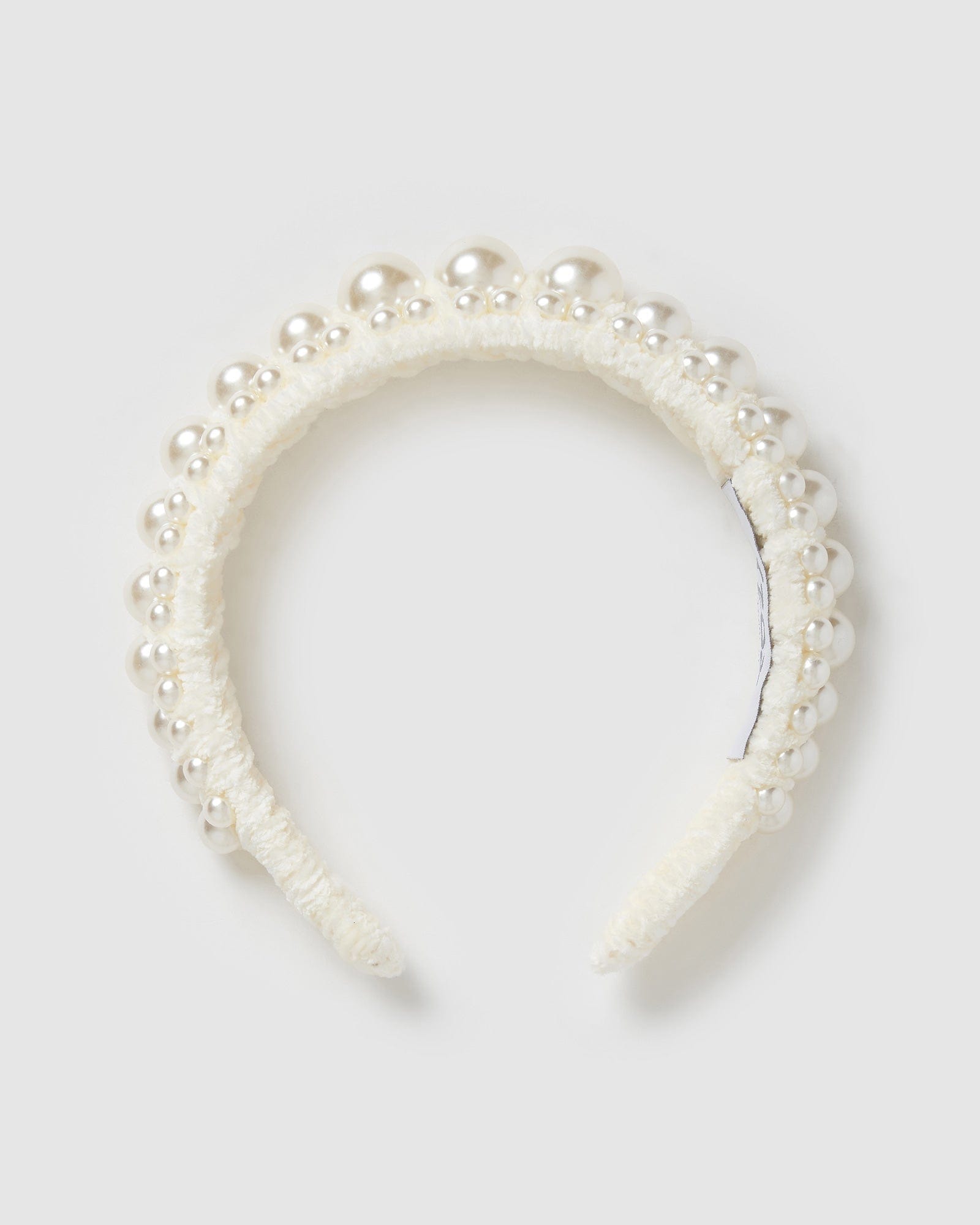 Izoa Alora Headband for Women - Soft Stretchable White Headband for Running, Yoga, Workouts & Everyday Wear