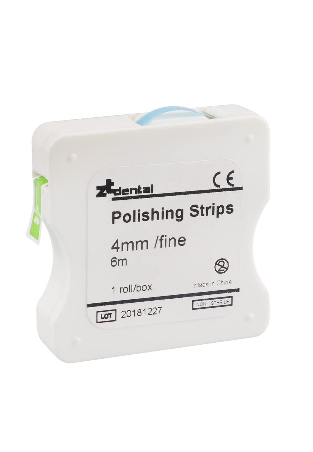 **Dental Polishing Strips for Teeth Cleaning | 4mm x 6M Abrasive Finishing Strips for Interproximal Whitening, Deep Sanding & Grinding (Blue) – Perfect for Dental Care & Professional Use**
