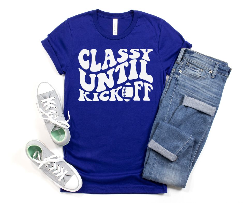Stylish Graphic Tee for Football Fans - 10 Vibrant Color Options | Perfect for Game Day, Tailgating & Casual Wear