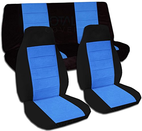 Black and Light Blue