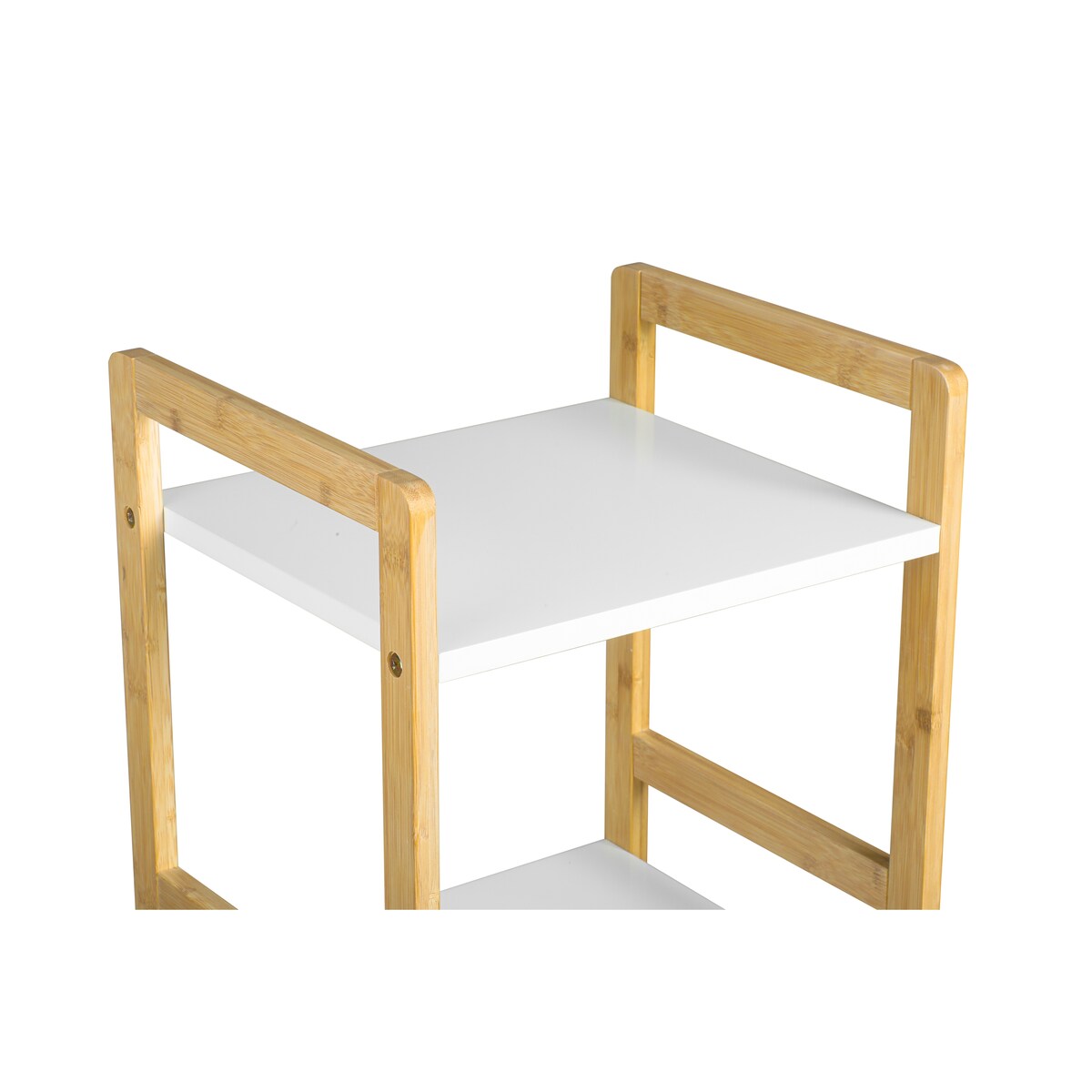 4 Tier Beige Storage Shelf Organizer - 11.81