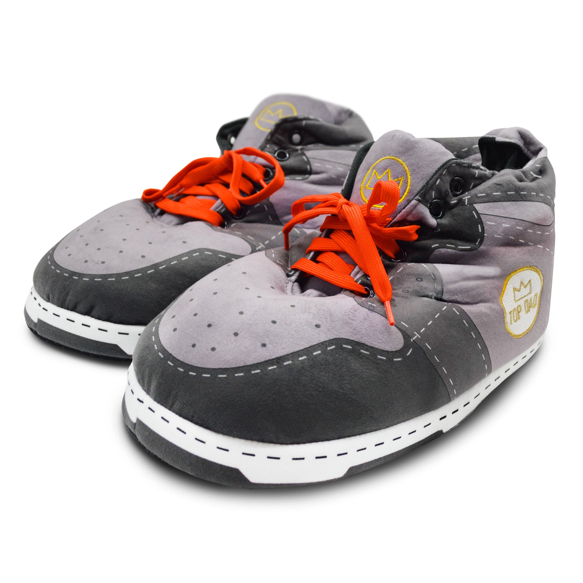 Baffies Crazy Kicks - Best Funny Dad Slippers for Men | Comfortable House Shoes for Father's Day Gifts, Lounge Wear & Indoor Use