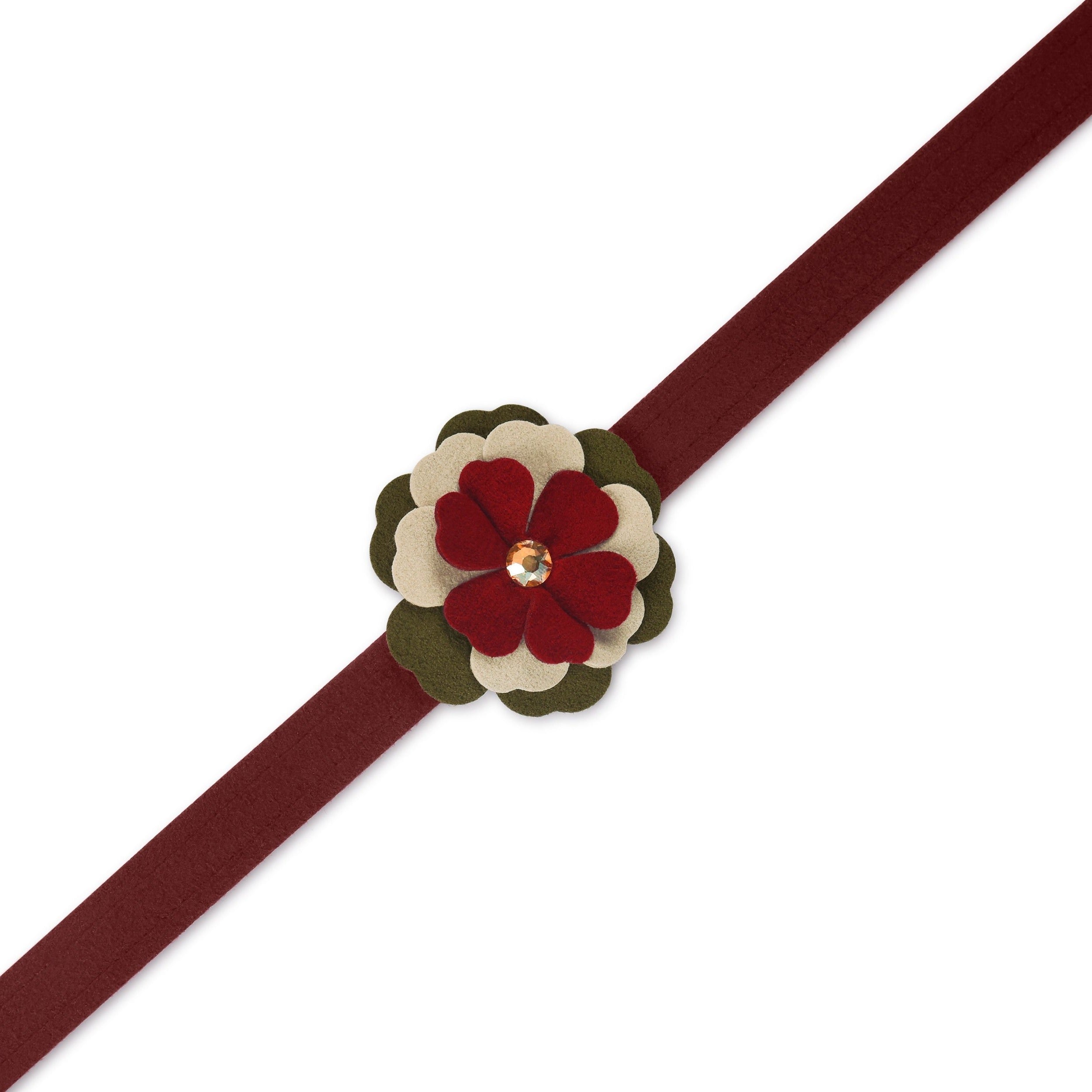 Falling Leaves Flower Leash - Adjustable Dog Leash with Floral Design for Small Medium Dogs - Perfect for Walks, Training & Outdoor Adventures