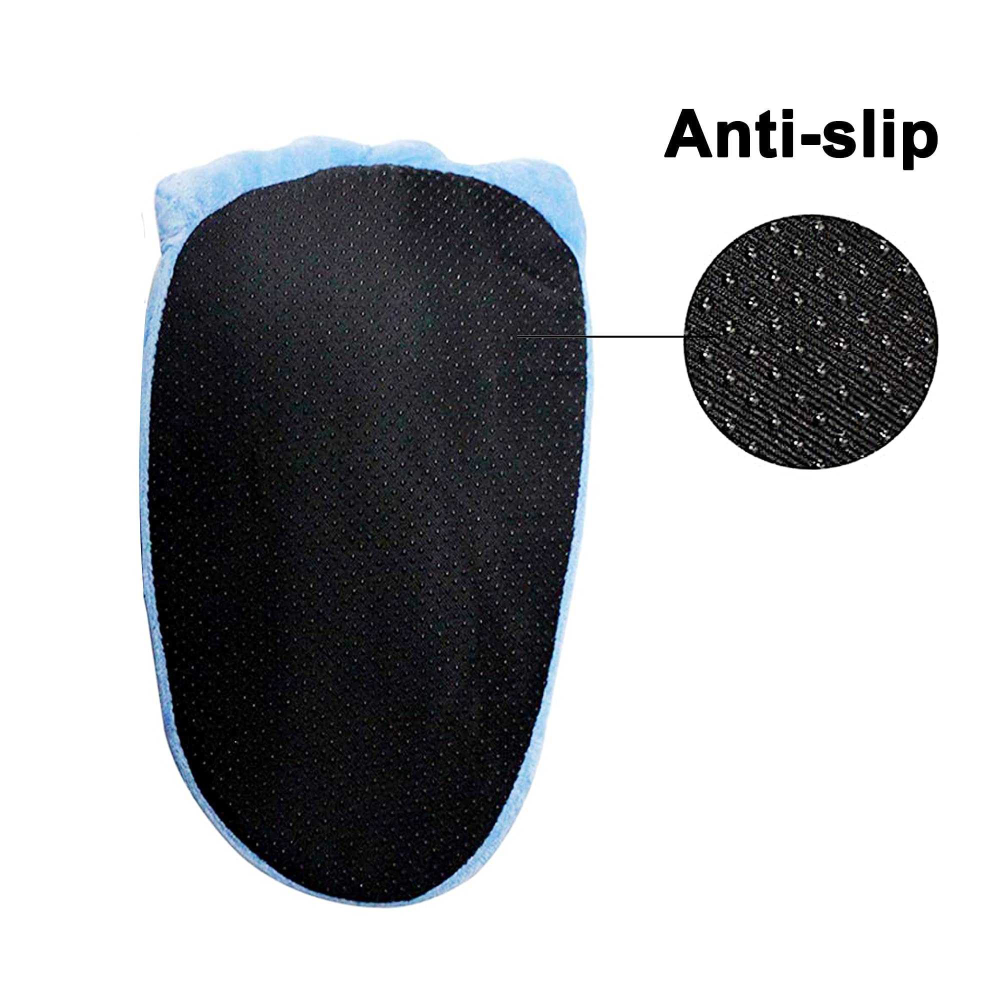 Men's & Women's Furry Monster Adventure Slippers - Warm Winter Hobbit Feet House Shoes for Adults | Cozy Indoor/Outdoor Novelty Slippers for Christmas Gifts & Fantasy Costume Parties
