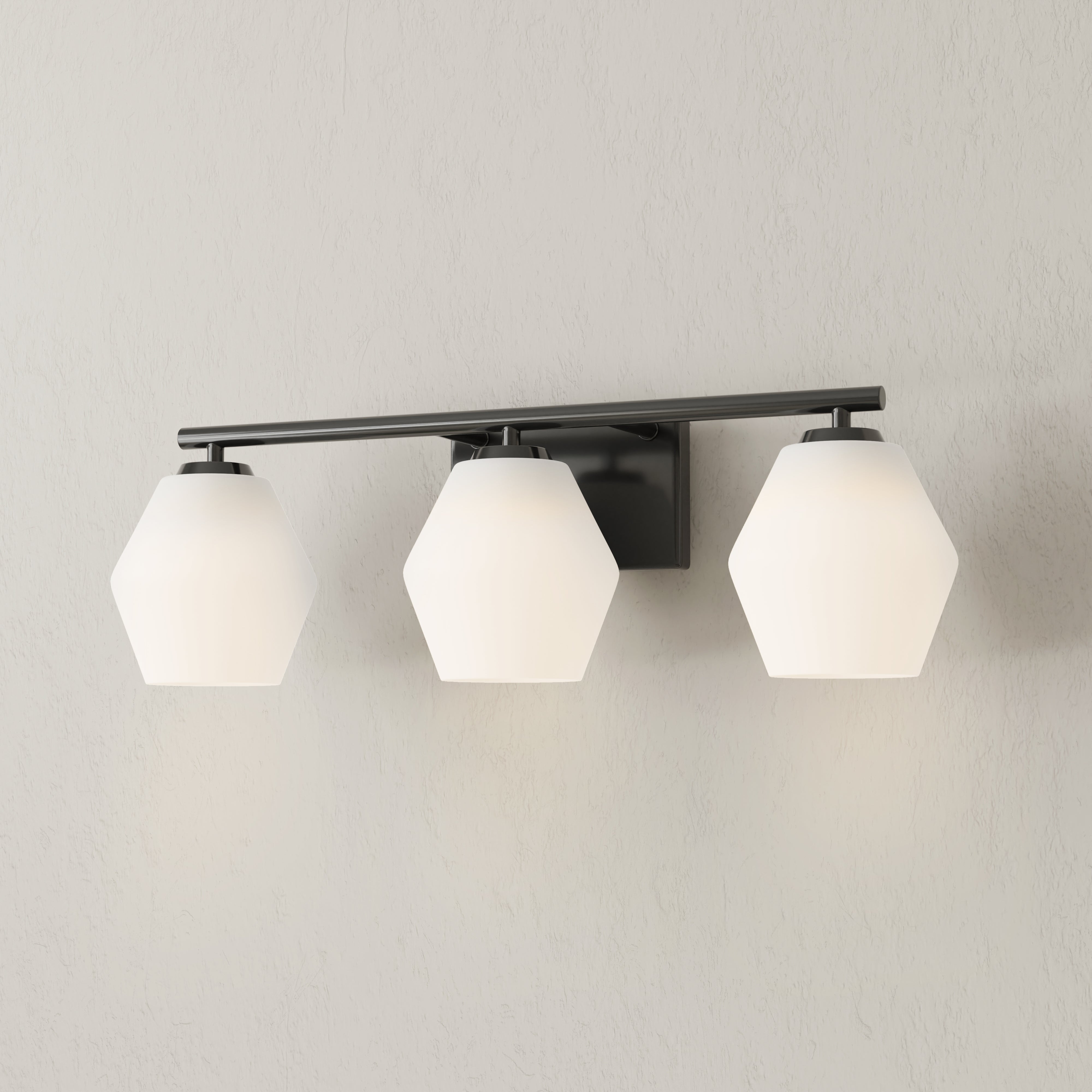 Copeland Collection 3-Light Bathroom Vanity Light Fixture - Perfect for Modern Bathroom & Dressing Room Lighting