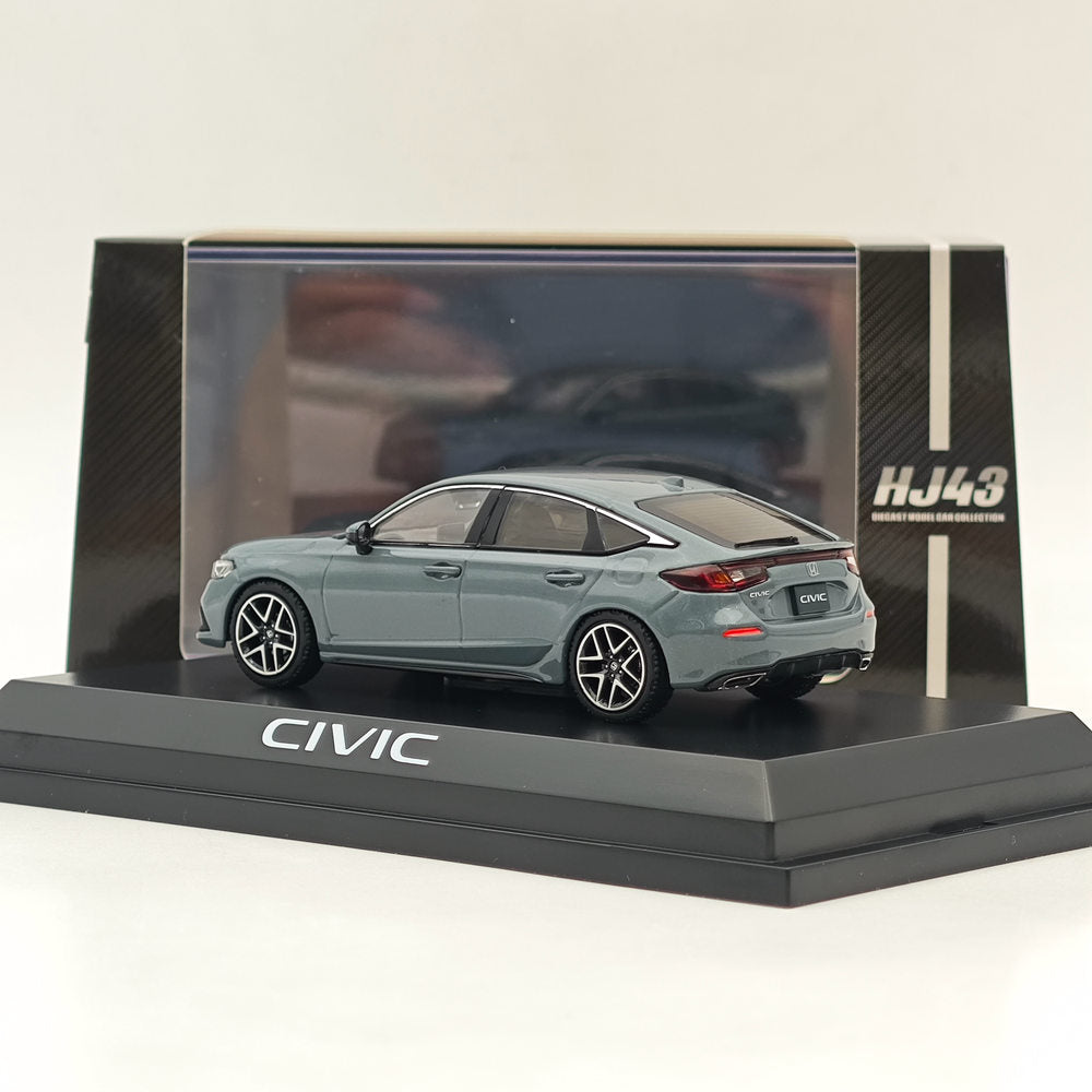 1/43 Scale Honda Civic (FL1) LX Sonic Gray Pearl Diecast Model Car - Limited Edition Collectible for Car Enthusiasts & Display Case Decor