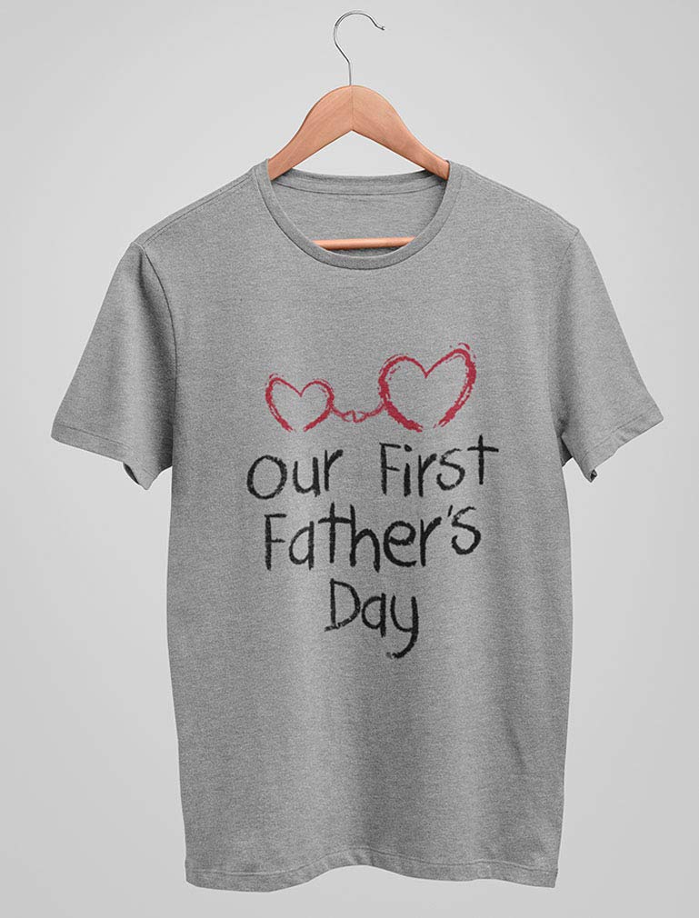 Best First Father's Day Shirt Gift for Dad - Cute Baby Boy & Girl Daddy T-Shirts for Men - Perfect for New Dads & Special Occasions