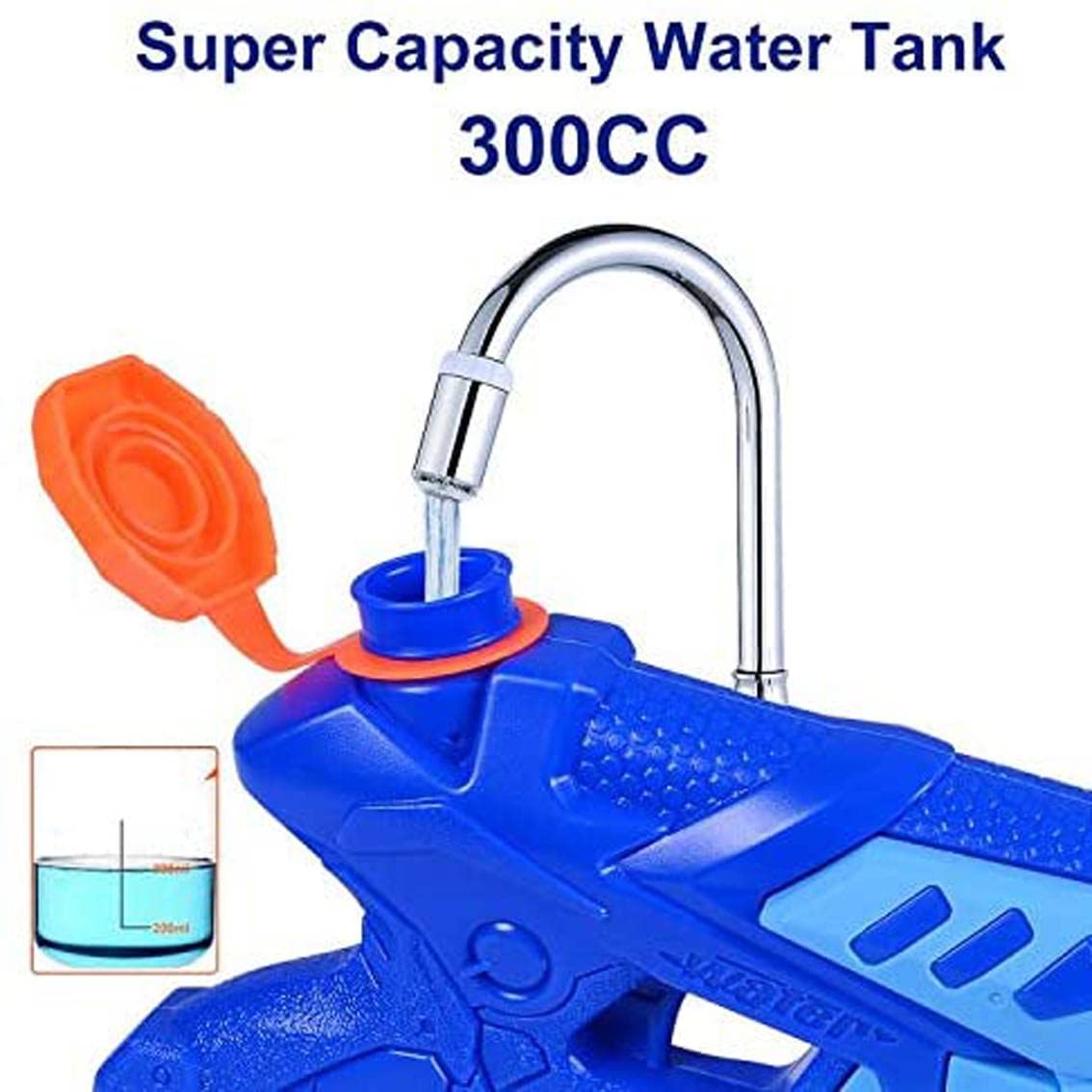 2PCS Kids Water Spray Gun Toy - Summer Fun Pool & Beach Water Game for Outdoor Play and Backyard Parties