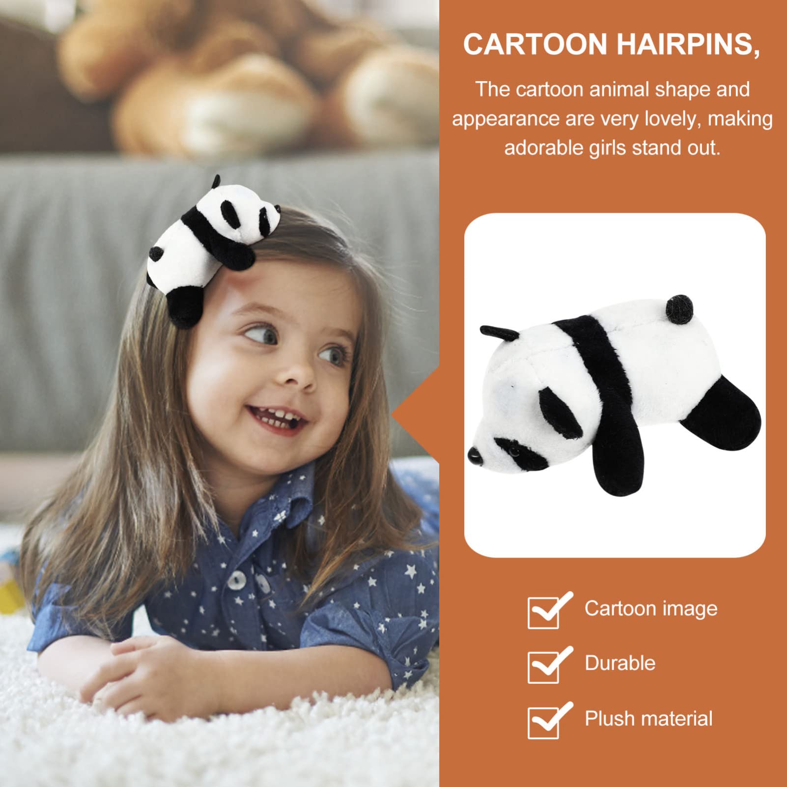 Cute Animal Hair Clips for Girls - 3 Pack Cartoon Snap Barrettes Hair Accessories for Kids | Perfect for School, Parties & Daily Hairstyles