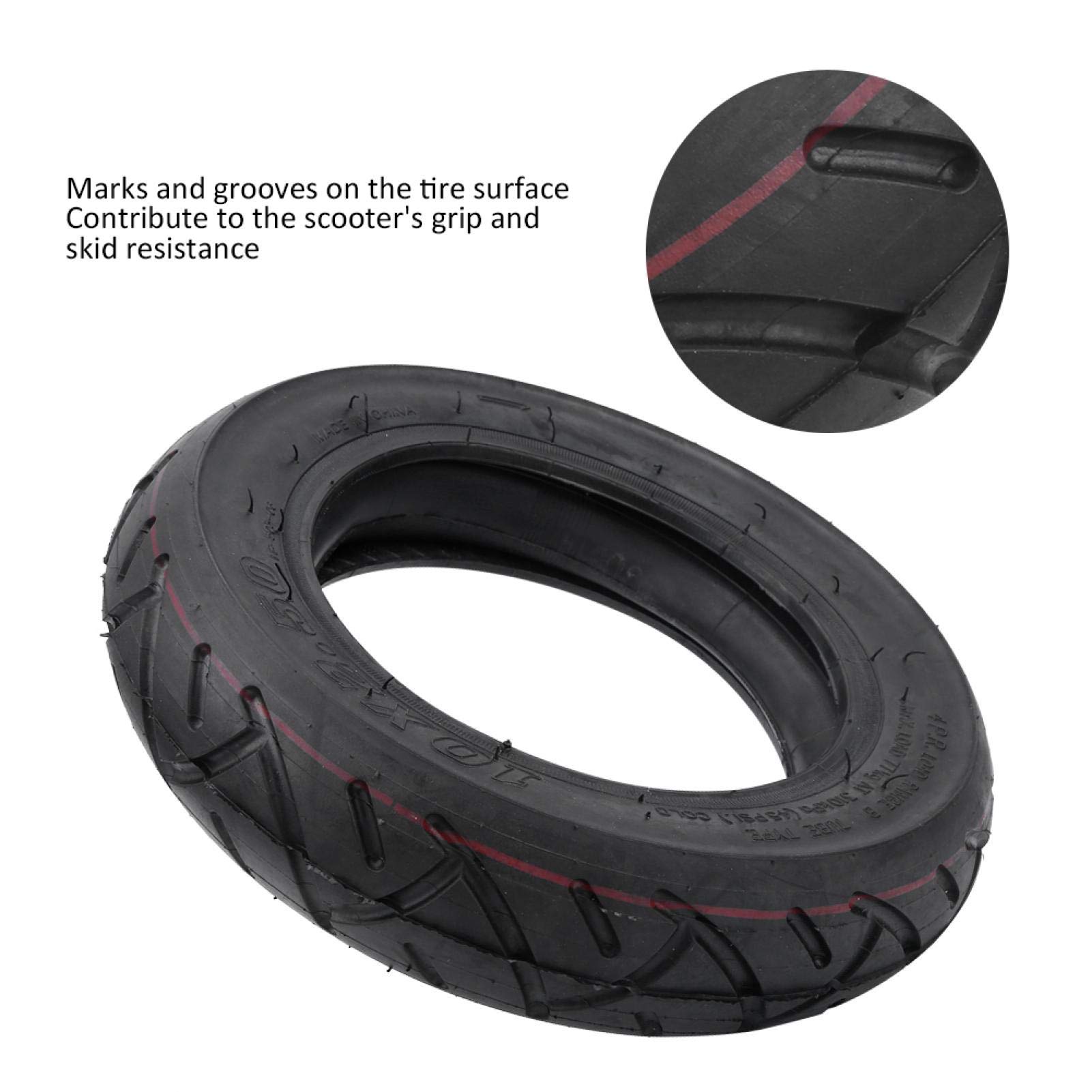 10 x 2.5 Inch Anti-Skid Electric Scooter Tires - Durable Rubber Wheels for E-Scooters | Perfect for Commuting & Urban Riding