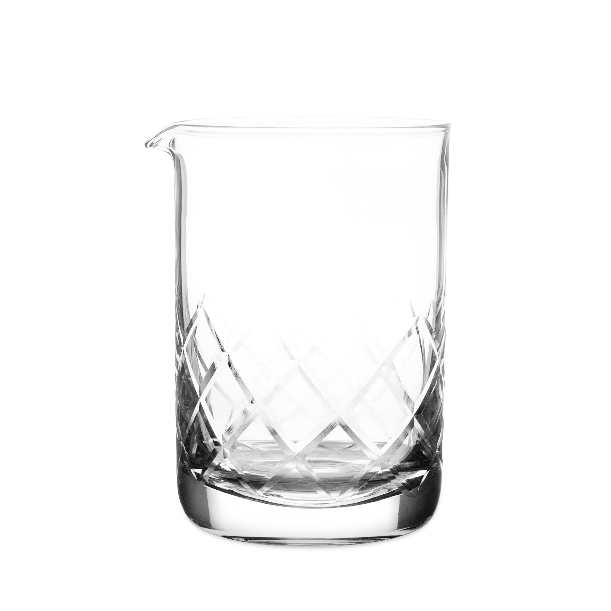 YARAI® Premium 550ml (19oz) Seamless Mixing Glass for Cocktails - Barware Essential for Home Bartenders & Professional Mixologists - Perfect for Crafting Martinis, Old Fashioned & More