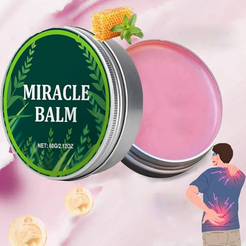 Senzio Miracle Balm - Organic Soothing Joint Cream for Back, Hands & Feet Pain Relief - Natural Muscle & Arthritis Support - Perfect for Post-Workout Recovery & Daily Comfort (1 Pack)
