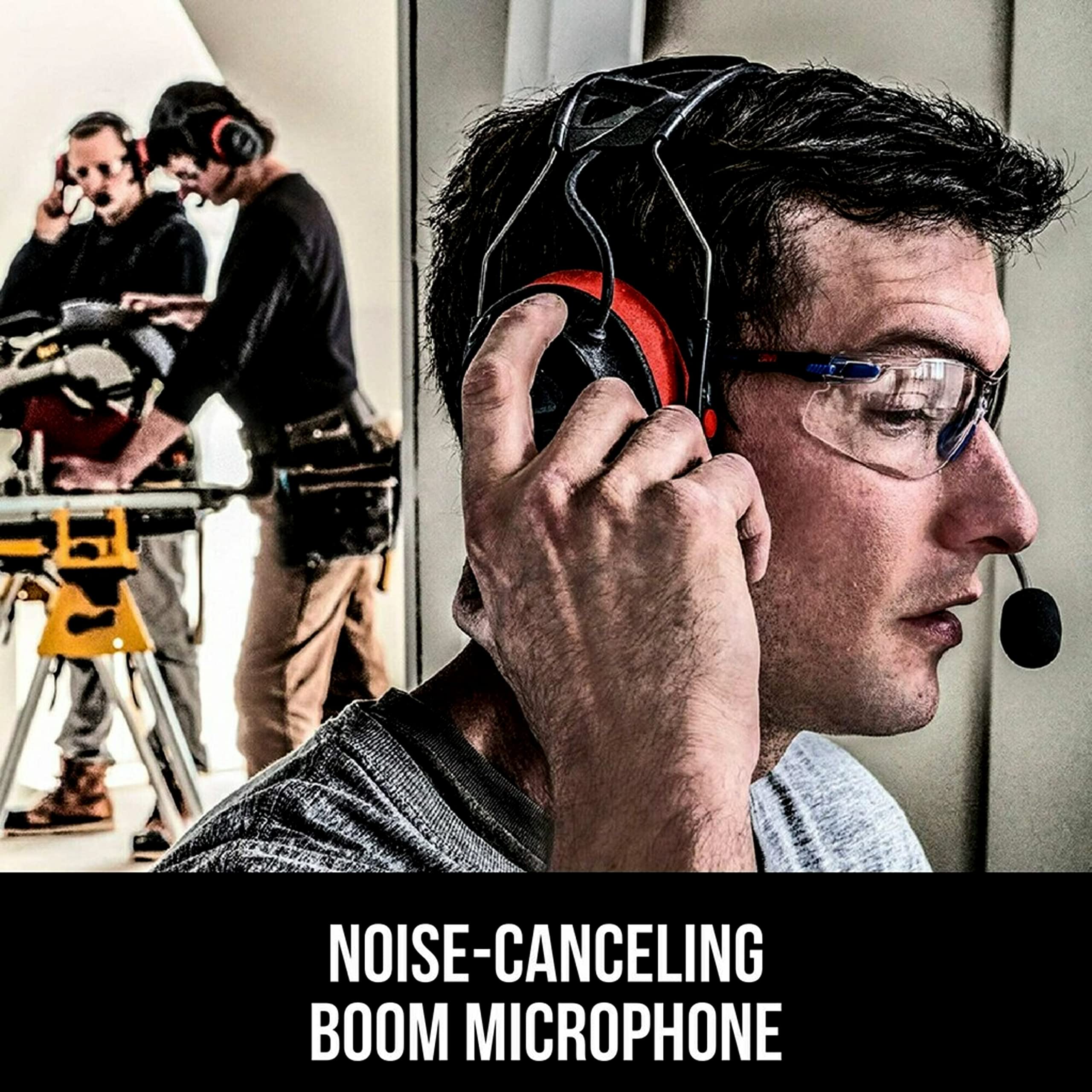 3M Pro-Comms Electronic Hearing Protector with Bluetooth & Noise-Canceling Microphone - NRR 26 dB Wireless Earmuffs, Premium Gel Cushions (90546-SIOC) - Ideal for Shooting Ranges, Construction Sites & Industrial Work Environments