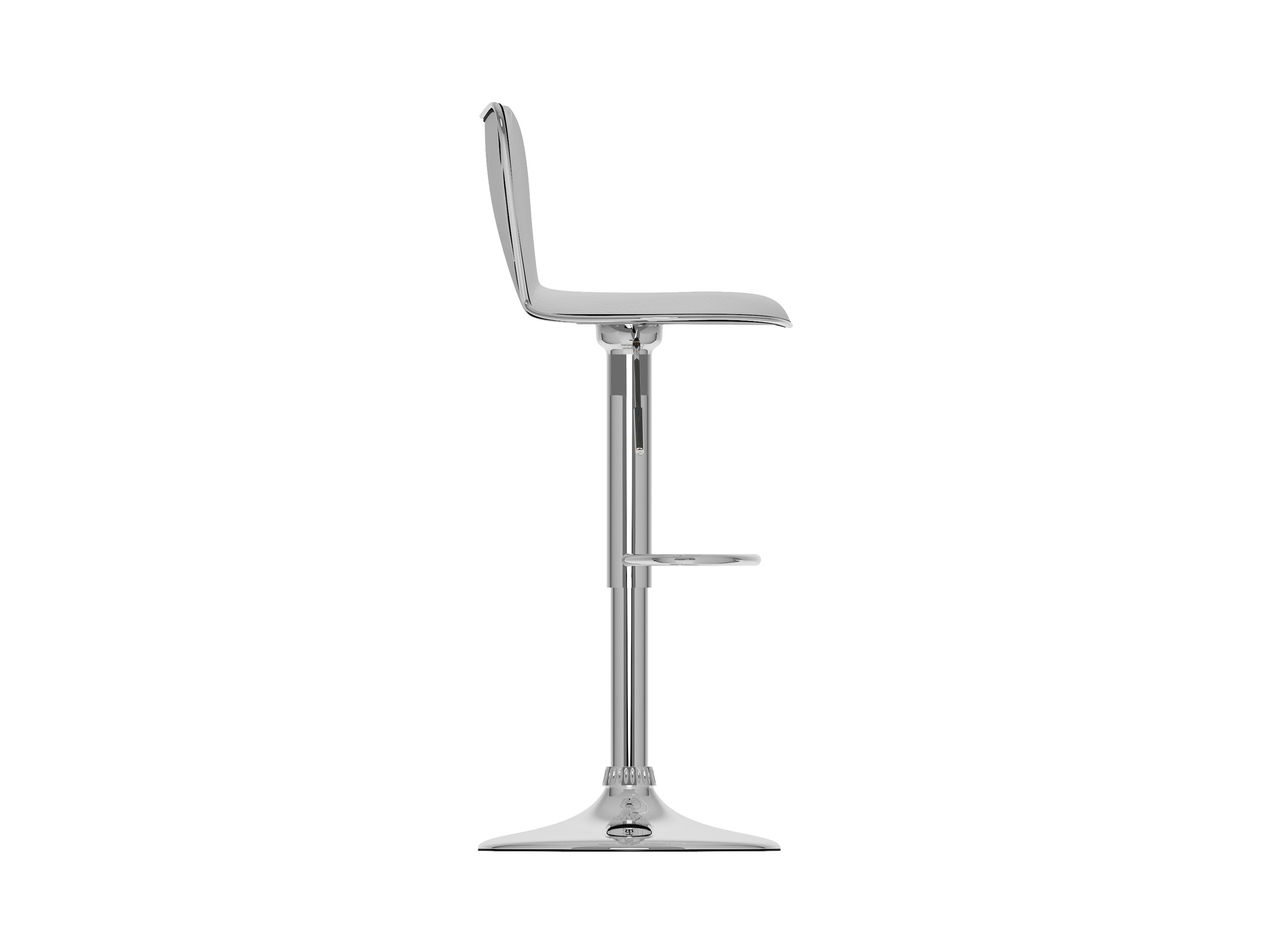 Modern White Swivel Bar Stools Set of 2 - Adjustable Height Counter Stools with Padded Seat - Perfect for Kitchen Island, Breakfast Bar & Home Decor