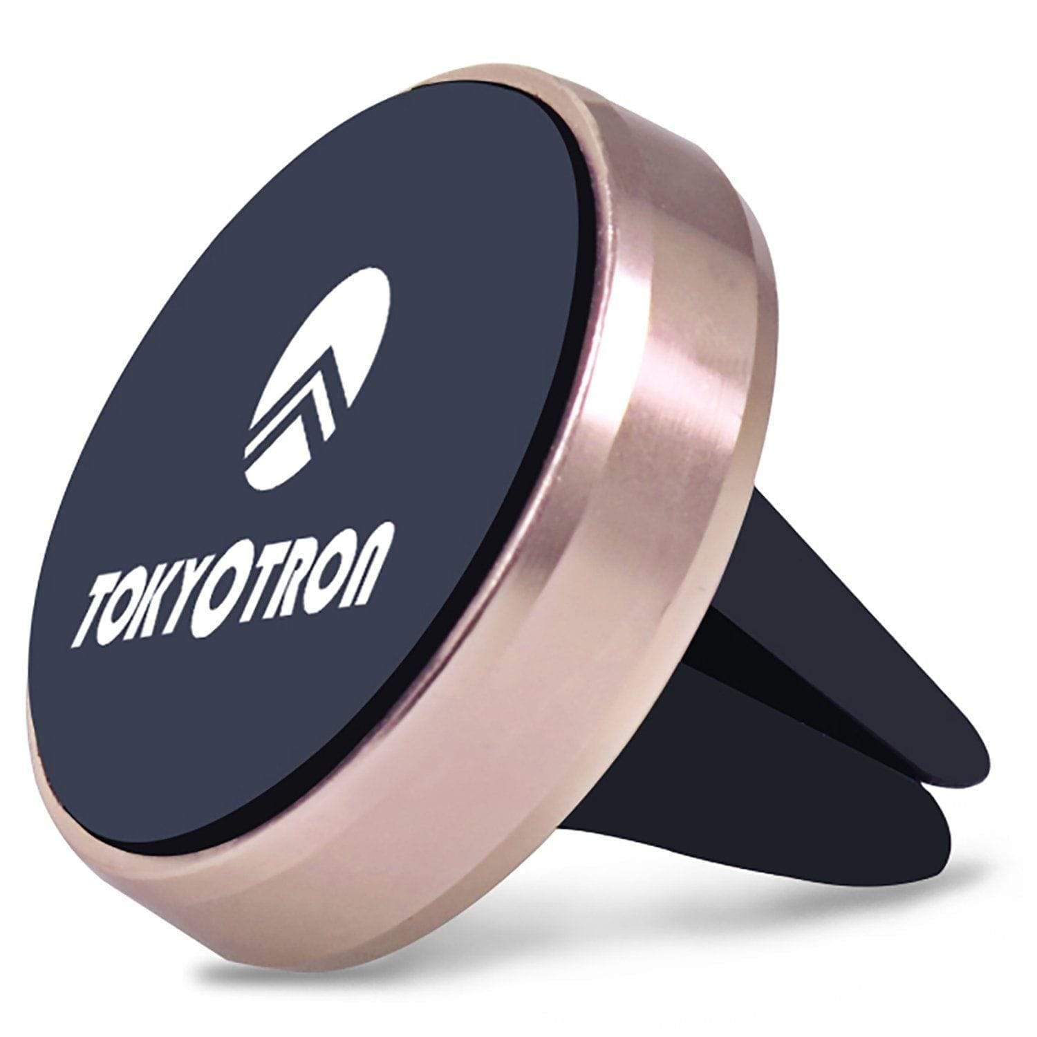 Tokyotron Magnetic Car Phone Holder - Strong Vent Mount Stand for iPhone, Samsung & Smartphones - Perfect for Driving, Commuting & Road Trips