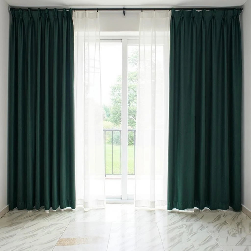 Luxury Plush Velvet Blackout Curtains for Bedroom - Custom Size Thermal Insulated Drapes for Living Room, Nursery & Home Theater (Room Darkening, Noise Reducing)