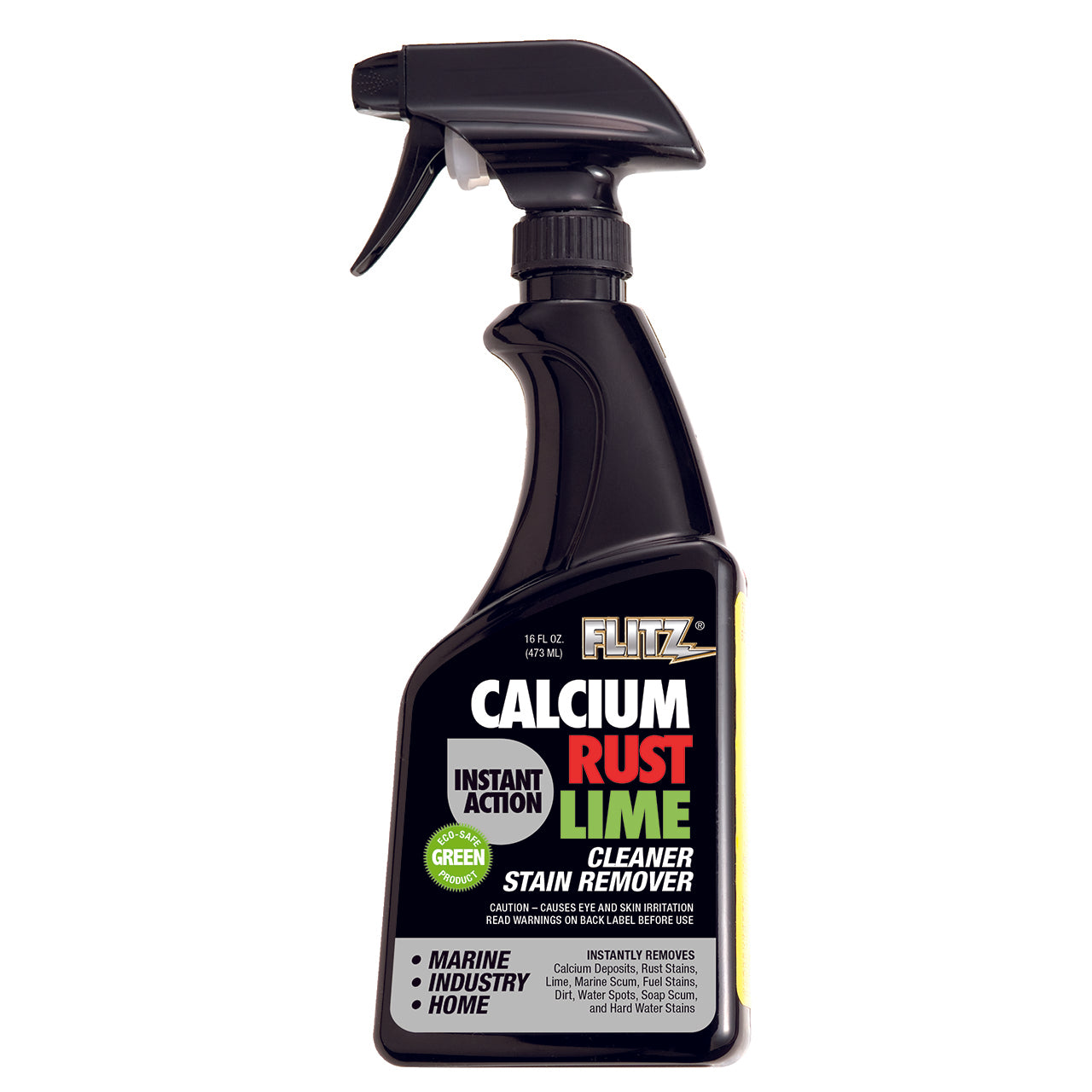 Flitz Calcium, Rust & Lime Remover - Heavy Duty Cleaner for Bathroom, Kitchen & Outdoor Surfaces - Removes Stains, Hard Water Deposits & Oxidation