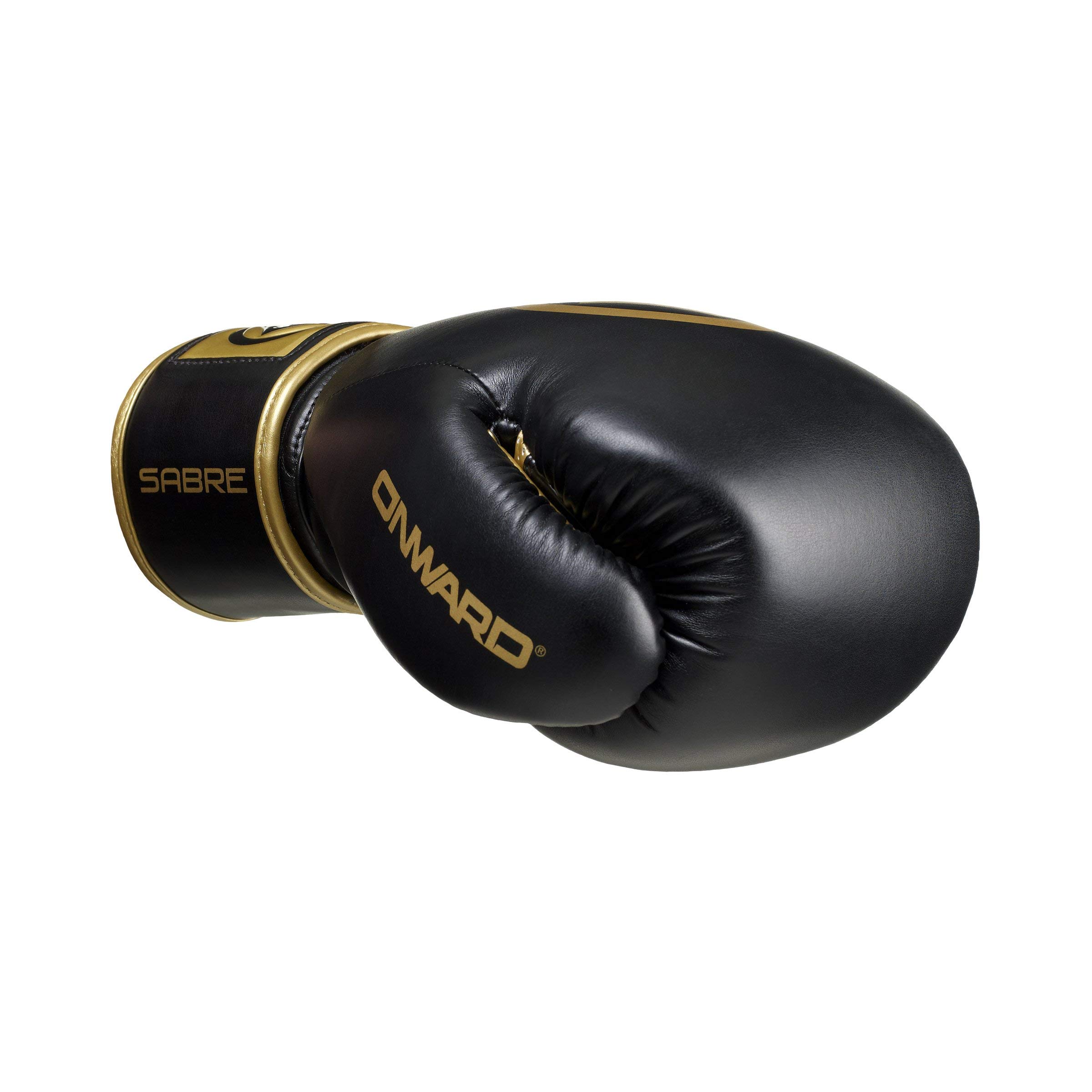 Premium Onward Sabre Boxing Gloves - Professional Leather Training Gloves for Men & Women - Handcrafted Sparring & Kickboxing Gloves - Ideal for MMA, Muay Thai & Fitness Training - Comfortable & Stylish Design