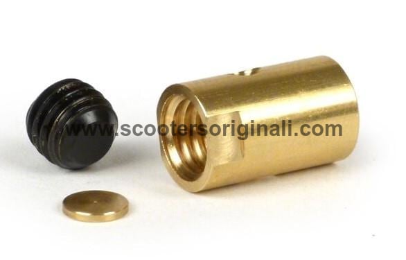 Lambretta Brass Cable Trunnion - Long Inner Gear Cable for BGM PRO Scooters - Durable Motorcycle Gear Shift Cable Replacement for Smooth Riding