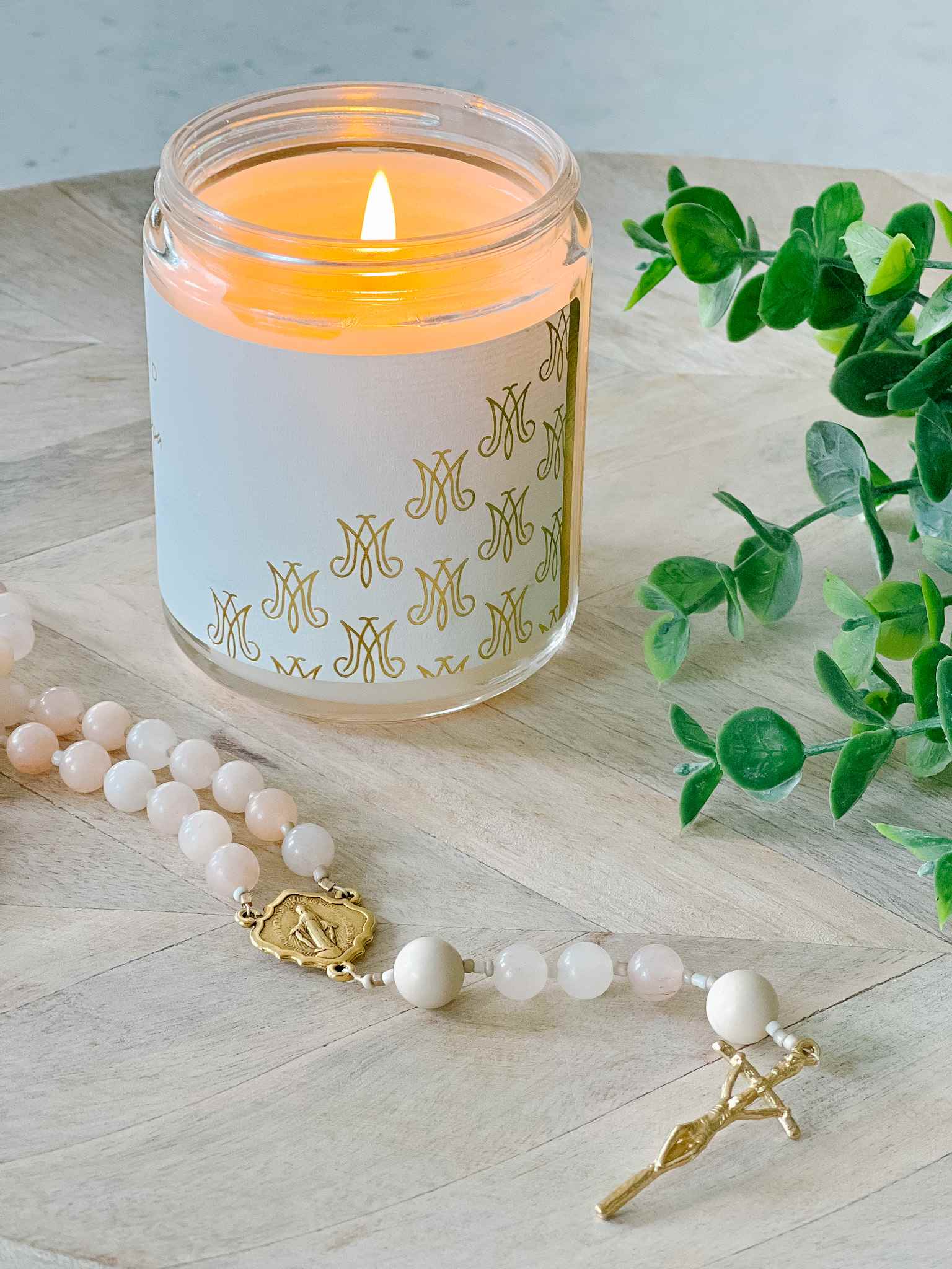 Be Not Afraid Scented Candle - Balsam Fir, Cedarwood & Juniper Berries Aromatherapy Candle for Relaxation, Meditation & Home Decor