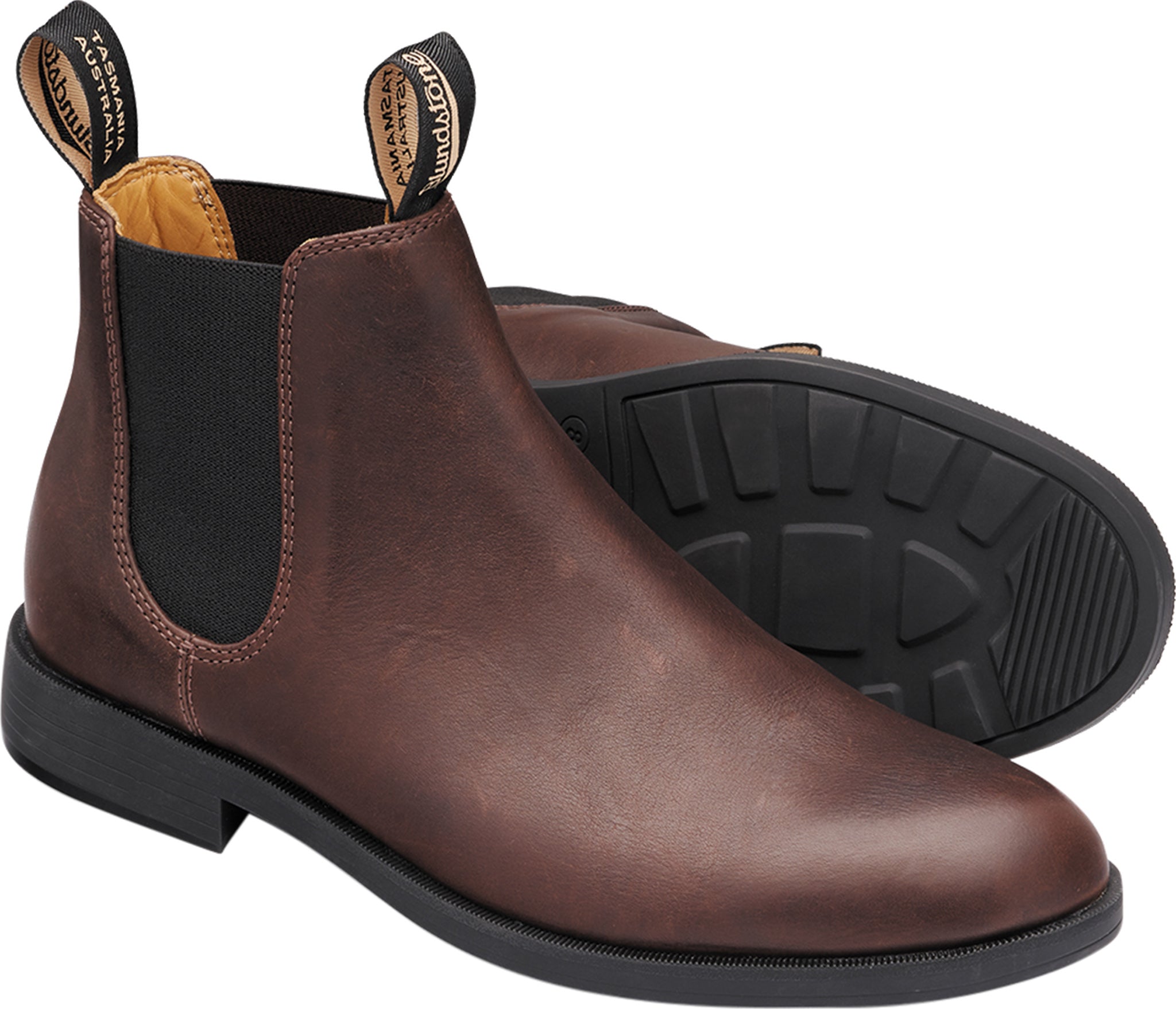 1900 Unisex Chestnut Ankle Boots - Stylish & Comfortable Dress Boots for Men & Women | Perfect for Office, Parties & Casual Outings