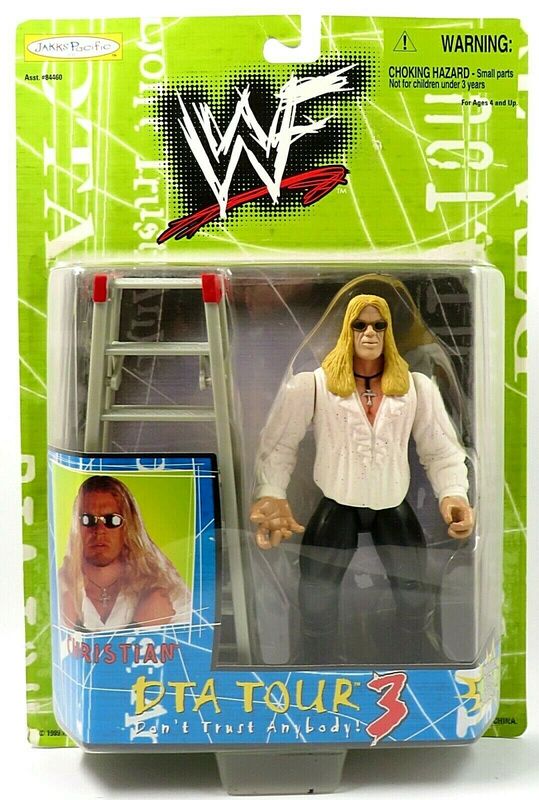 1999 WWF Jakks Pacific DTA Tour Series 3 Christian Wrestling Action Figure - Exclusive Collectible for Wrestling Fans & Toy Collectors - Perfect for Display, Play & Nostalgic Gift Giving