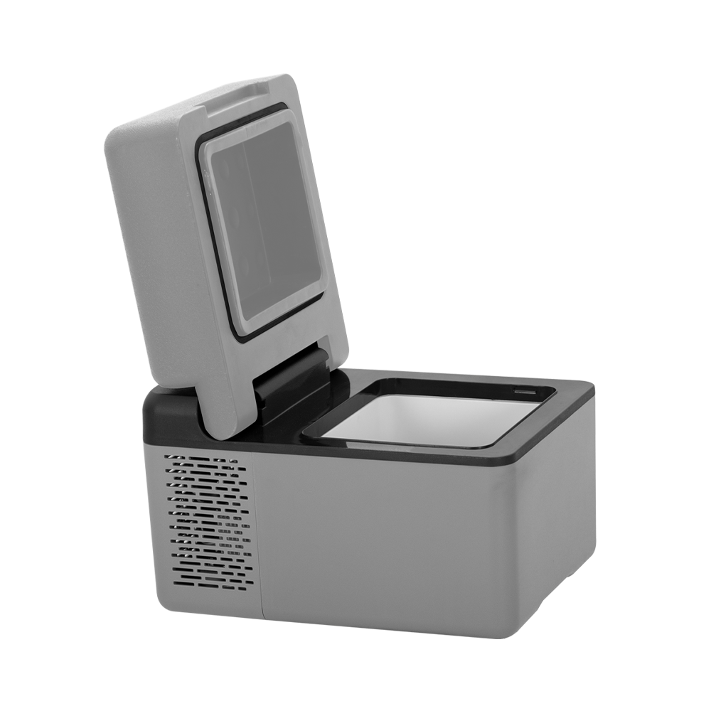 Alpicool C12 Portable Car Refrigerator - 12V/24V DC & 110V AC Compact Freezer for Road Trips, Camping, Tailgating & Outdoor Adventures - Perfect for Food, Drinks & Medication Storage