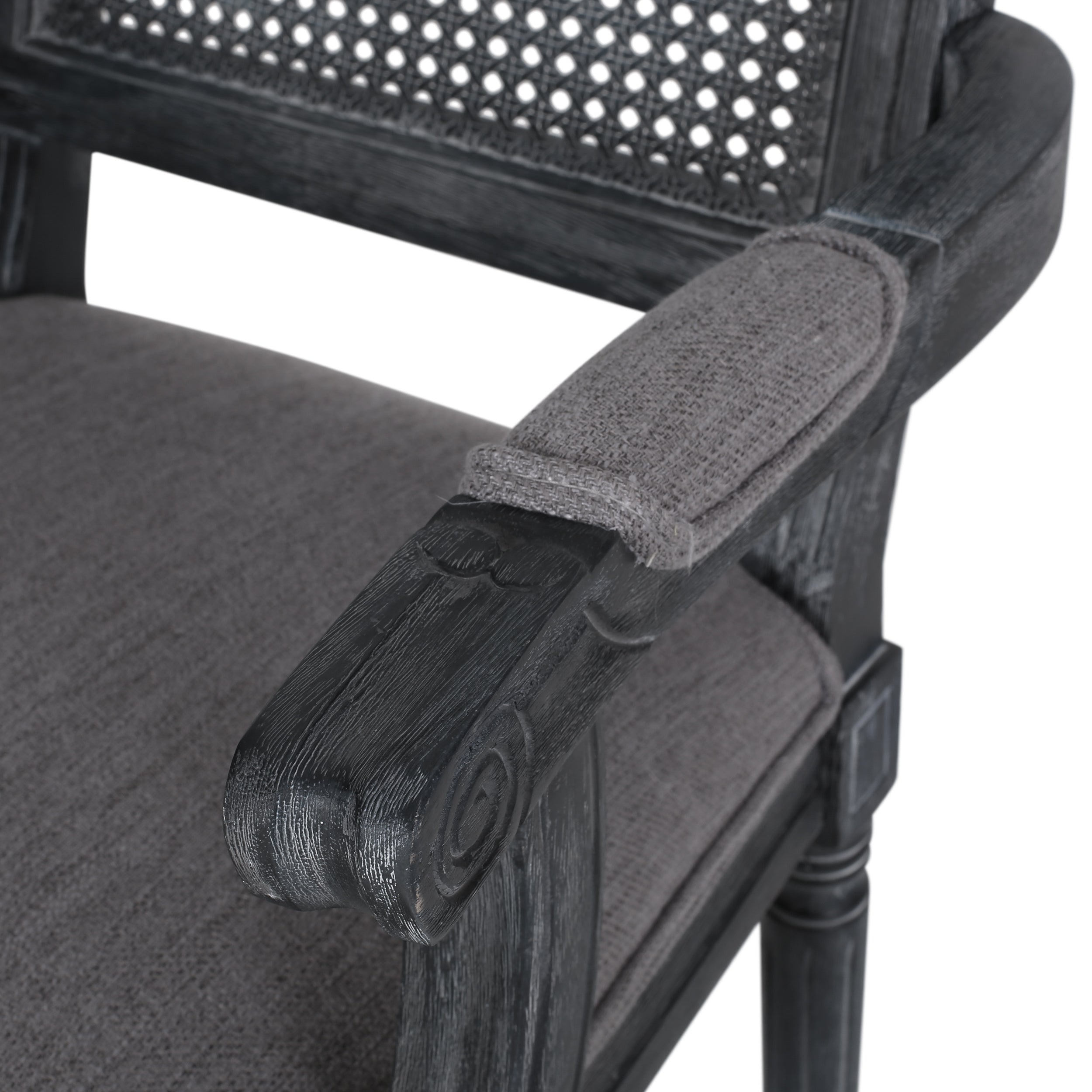 8 Modern Dining Chairs Set - Sturdy Wooden Kitchen Chairs with Padded Seats - Comfortable Home Restaurant Furniture for Dining Room, Kitchen, and Cafe Use