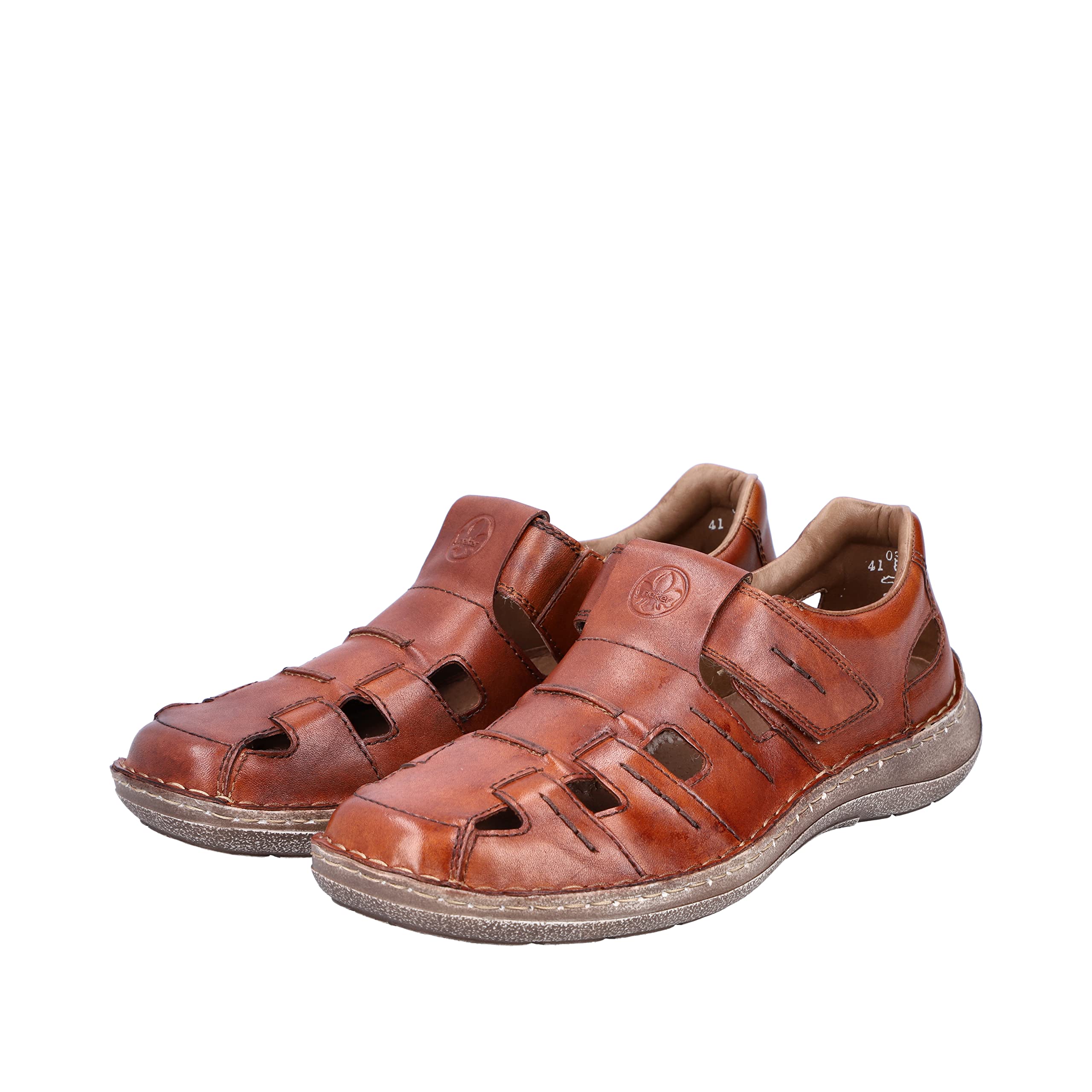 Rieker Men's Comfort Loafers - Slip-On Casual Shoes for Business & Travel - Lightweight & Breathable Leather Loafers for Men