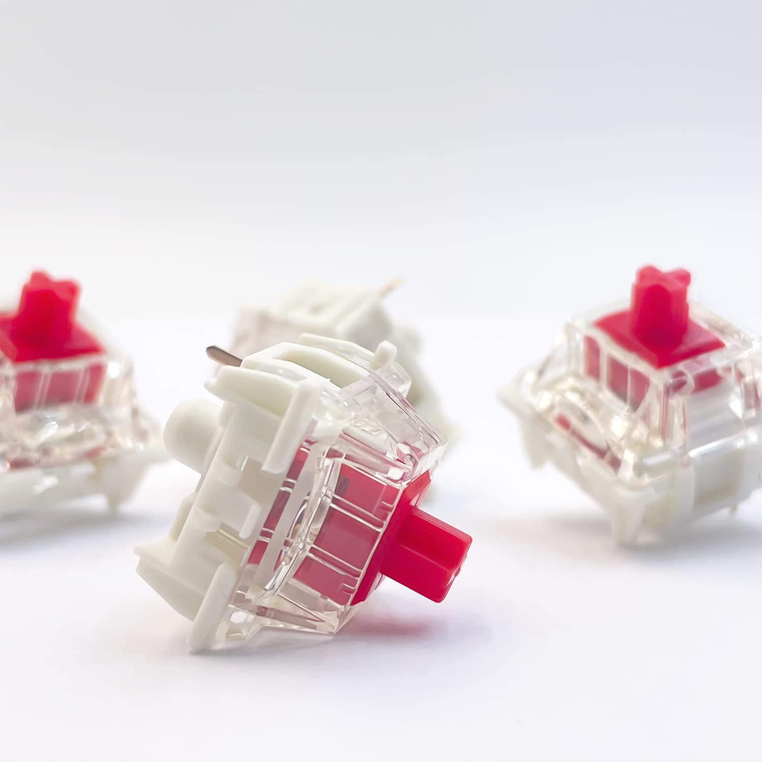 Gateron G Brown Pro 2.0 Mechanical Keyboard Switches - Pre-lubed 3pin RGB SMD Linear Switches for Gaming & DIY Hotswap Keyboards (108Pcs, Pro Red 2.0) | Perfect for Esports, Typing & Custom Keyboard Builds